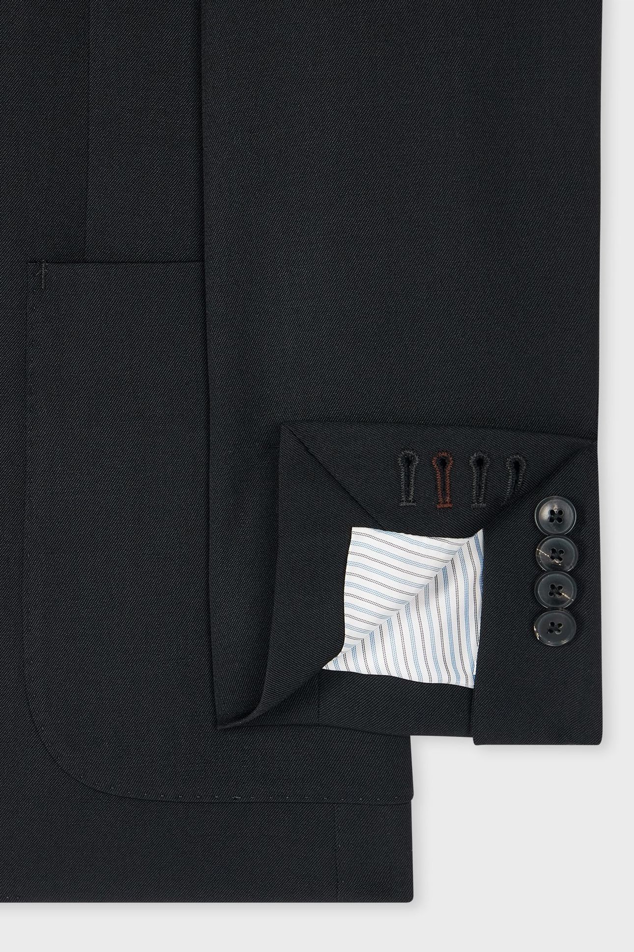 MENS 3 BUTTON JACKET BLACK 2
