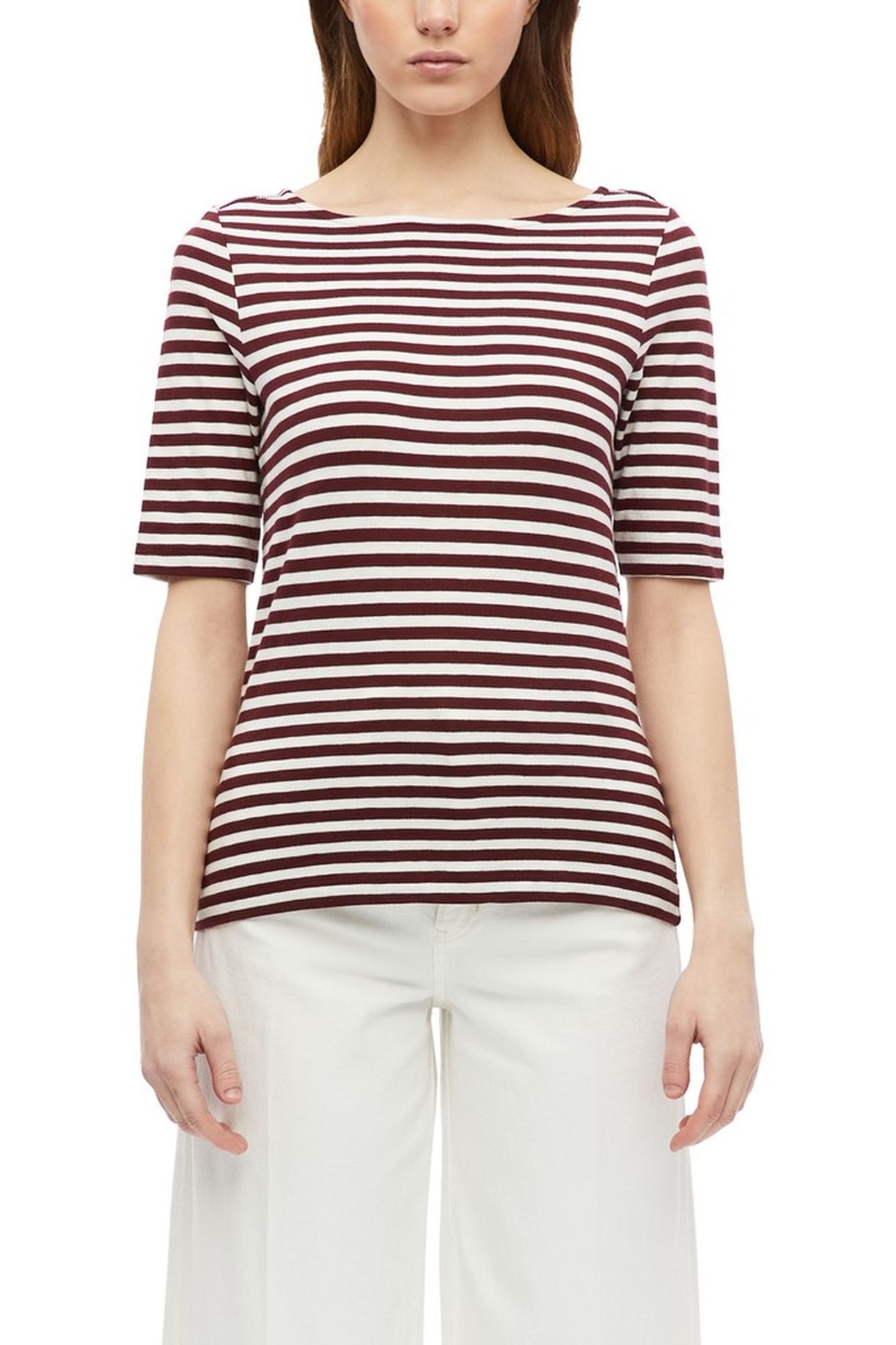 S.OLIVER T-SHIRTS BURGUNDY 1