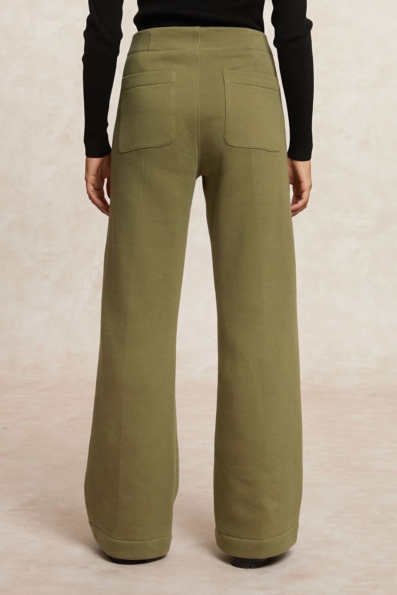 FLEECE PANTS MOSS GREEN 2