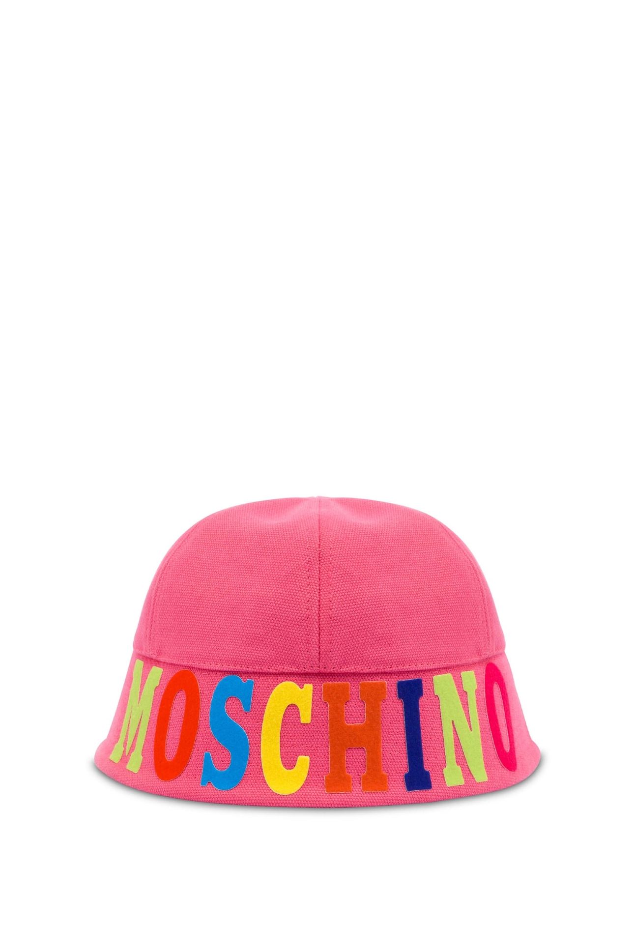 MULTICOLOR LOGO CANVAS HAT PINK 1