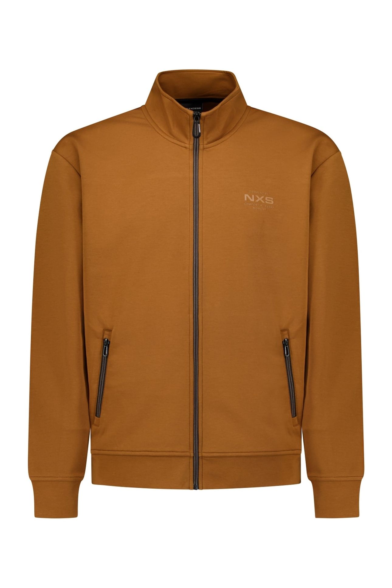 SWEATER FULL ZIP CARAMEL 4