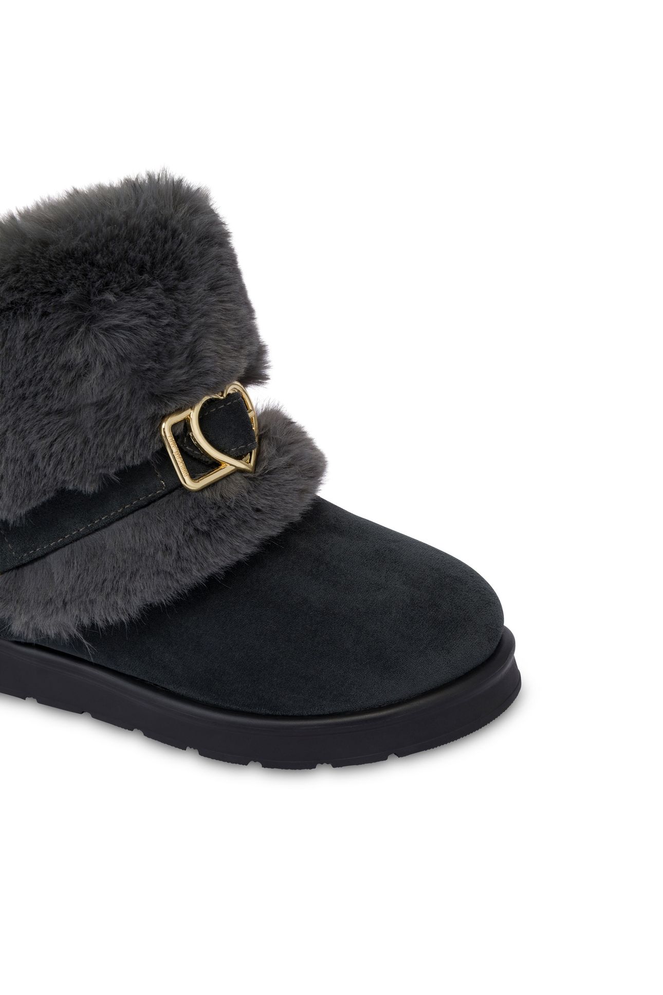 SOFT FABRIC ANKLE BOOTS GREY 3