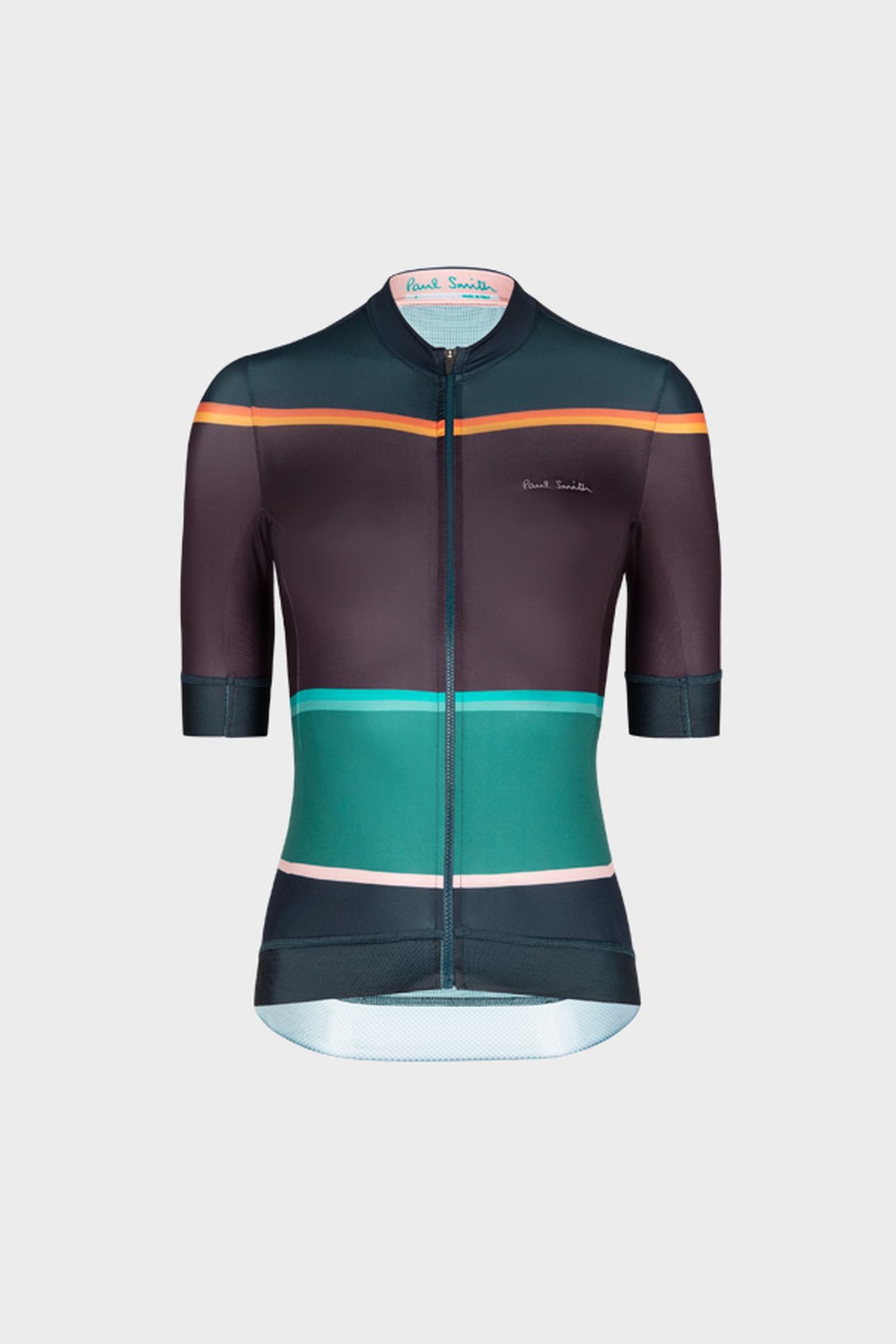WOMENS CYCLE JERSEY S/S BOLD STRIPE VERY DARK NAVY 3