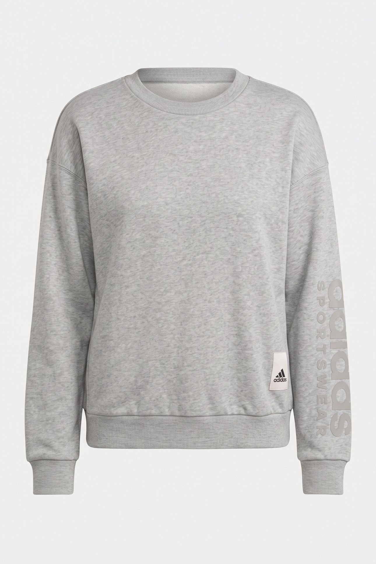 UNISEX SPORTSWEAR LOUNGE FLEECE SWEATSHIRT MEDIUM GREY HEATH 5