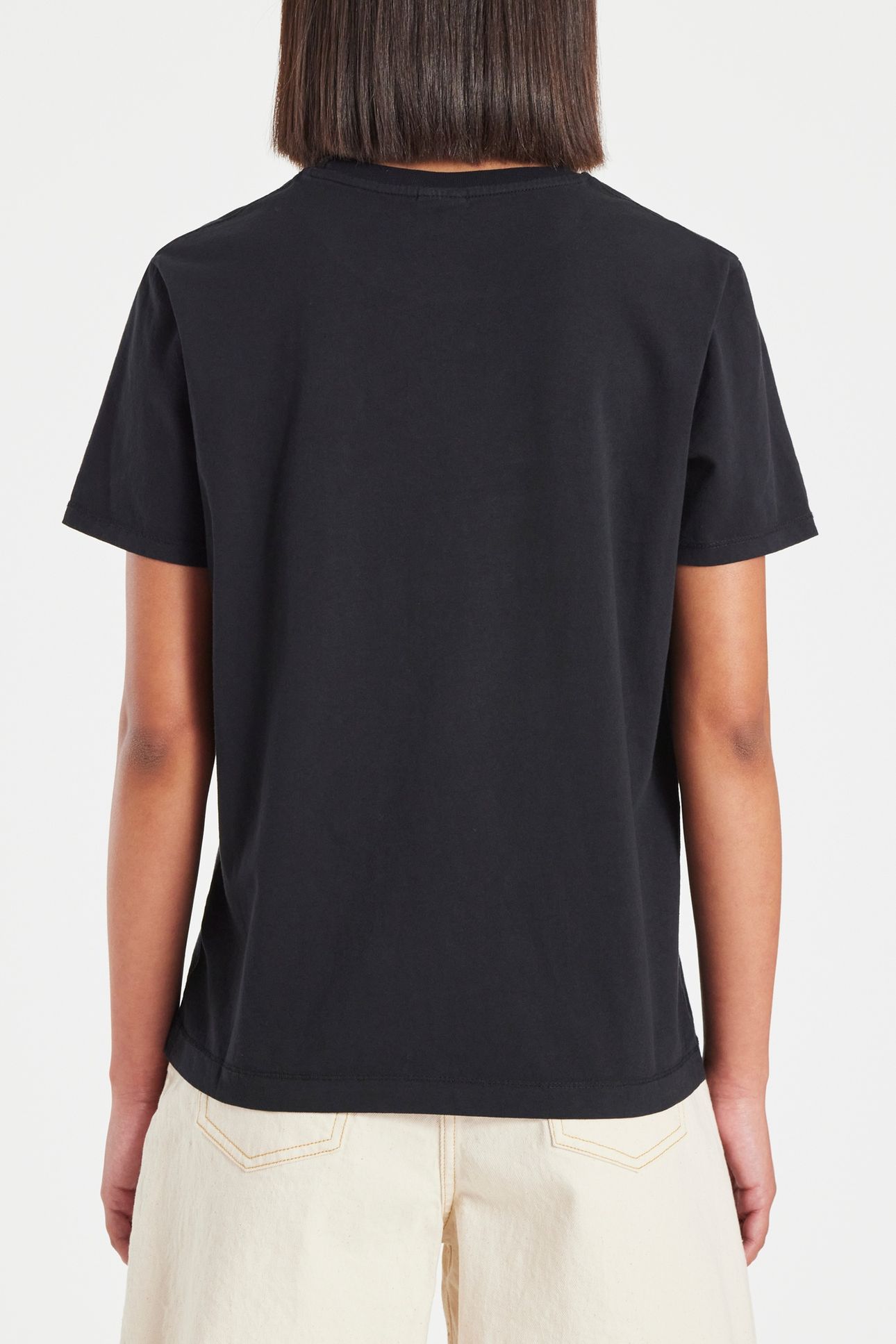 WOMENS SS TSHIRT PS HAPPY BLACK 2