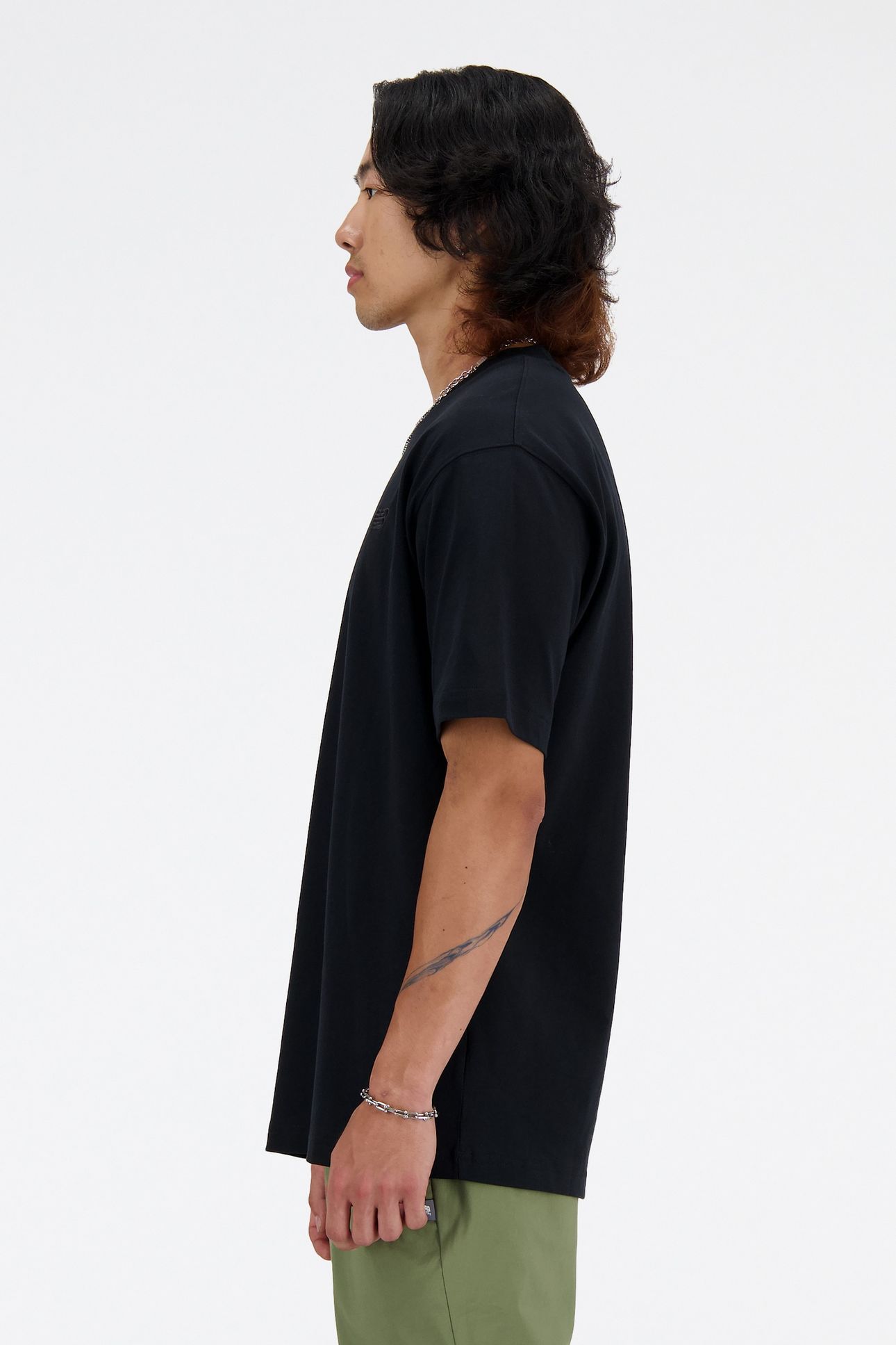 ATHLETICS COTTON T-SHIRT BLACK 2