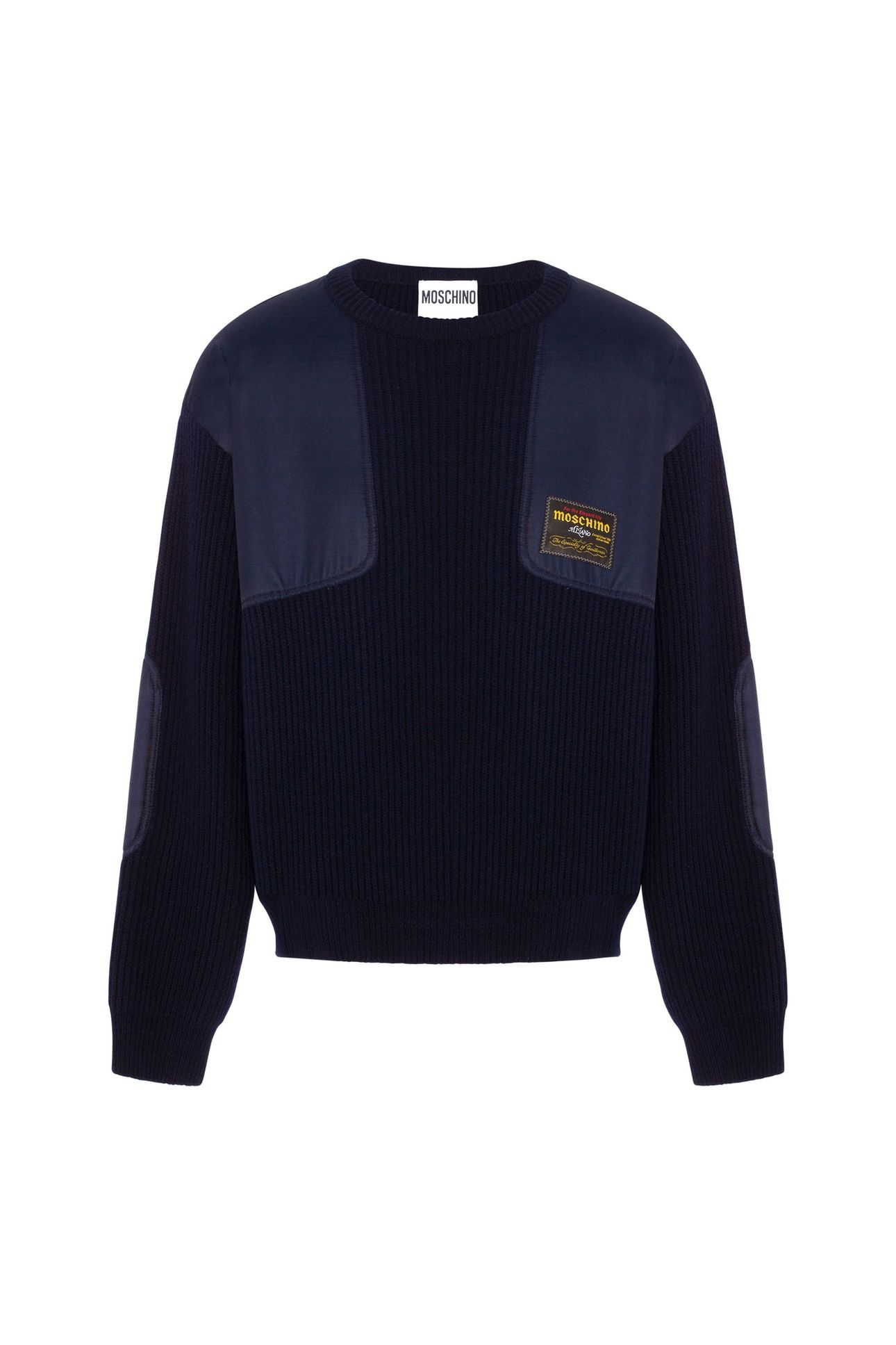 WOOL PULLOVER INSIDE OUT BLUE 3