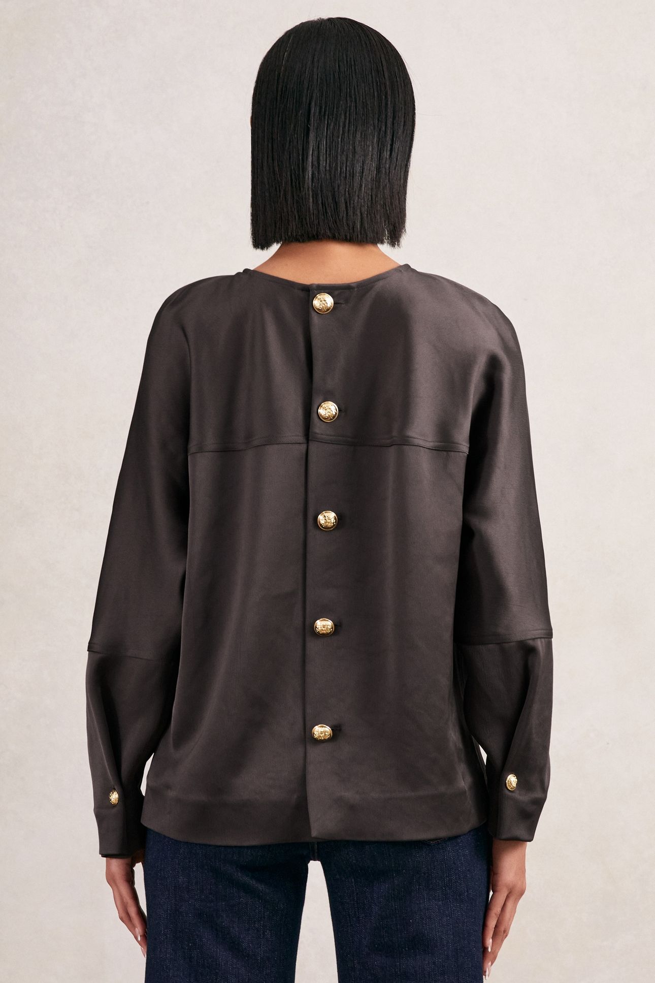 BUTTON BACK TOP MAUVE 2