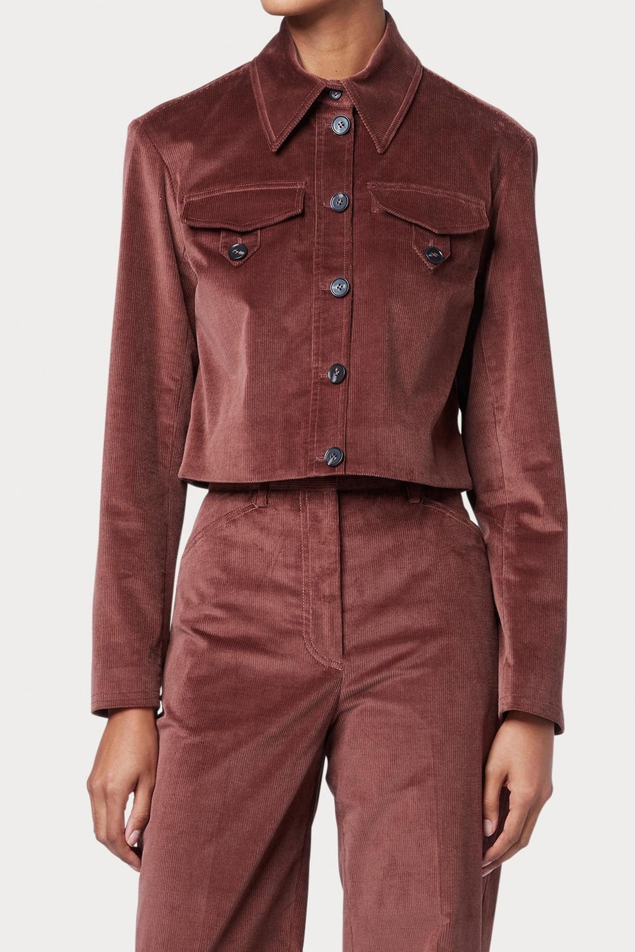 WOMENS JACKET MAUVE 1