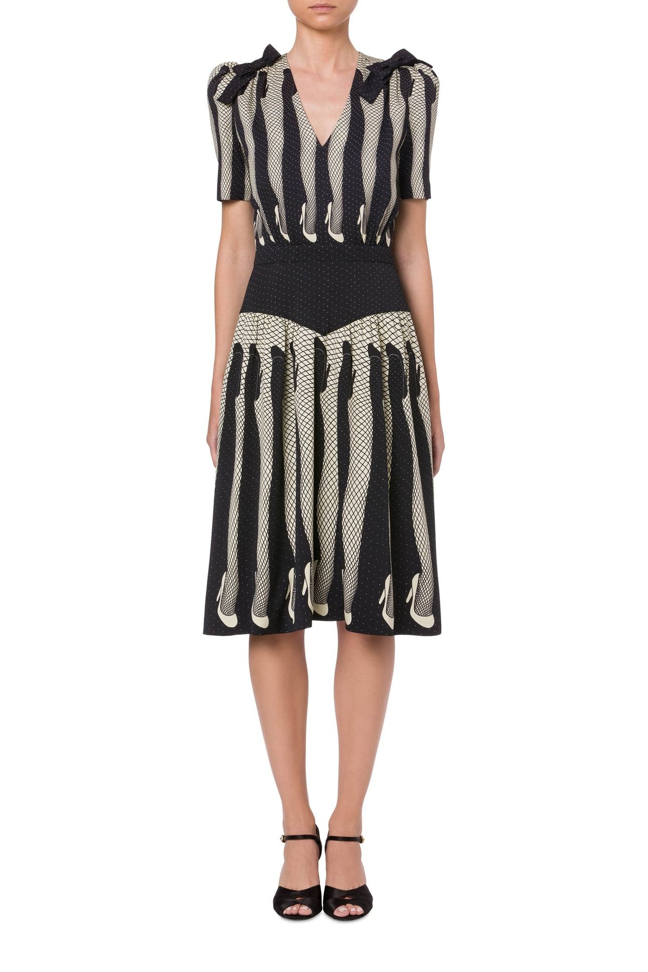 DANCER'S LEGS DRESS BLACK 1