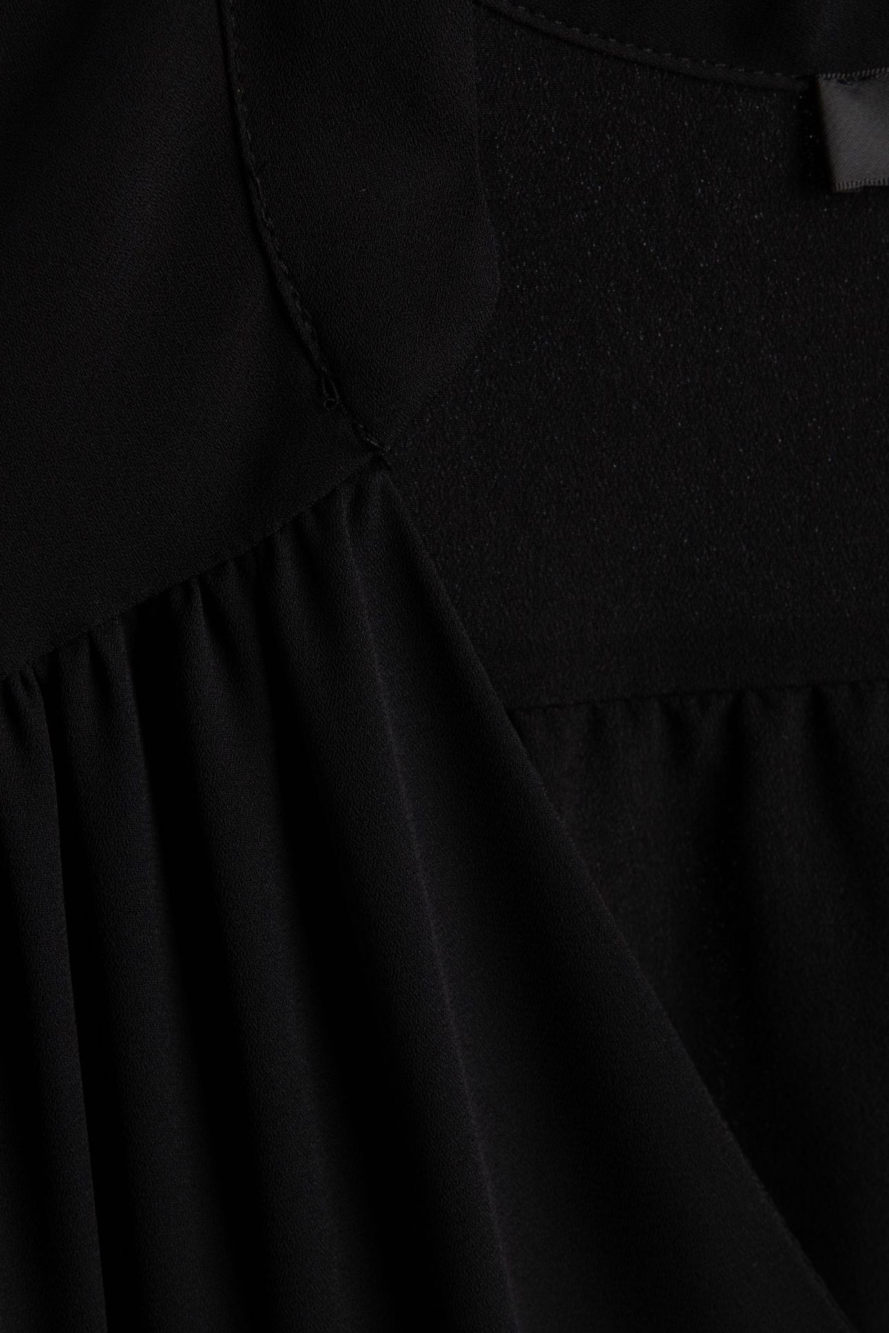 LS WANDA FLARE DRESS JET BLACK A996 4