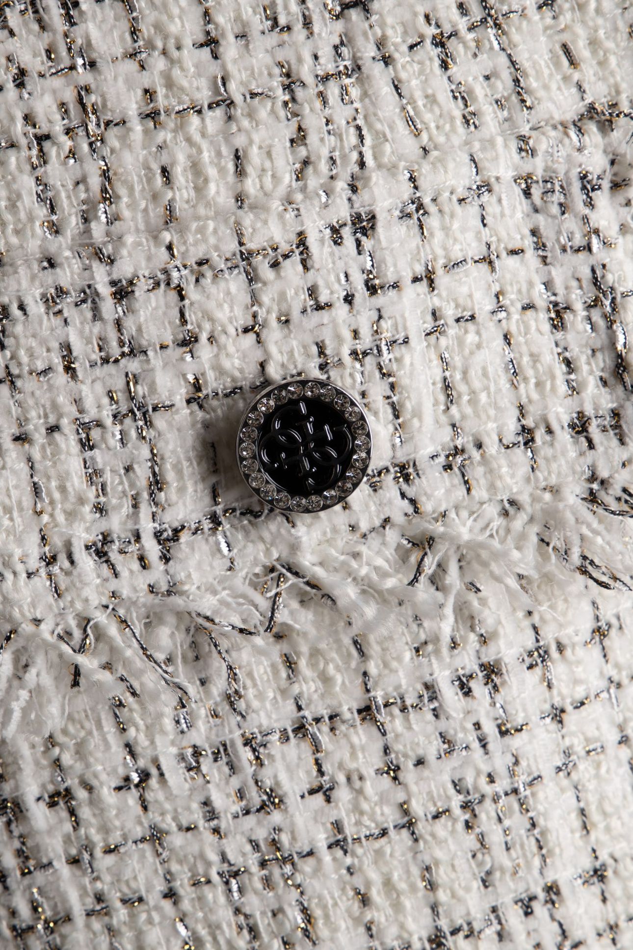 ANNAMARIA MINI TWEED WHITE AND BLACK TWEE 4