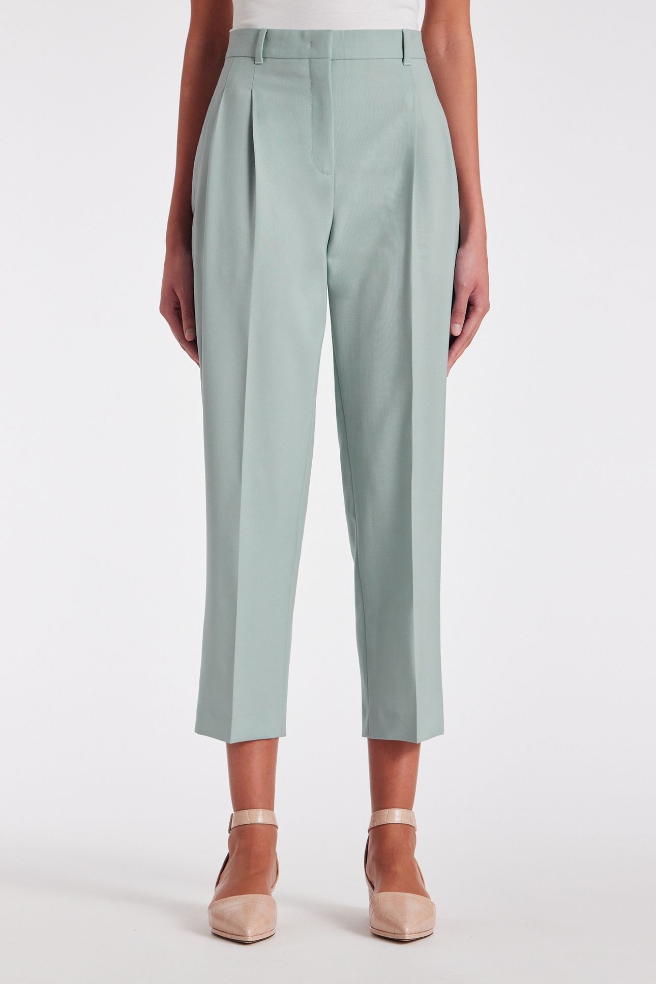 WOMENS TROUSERS EMERALD GREEN 1