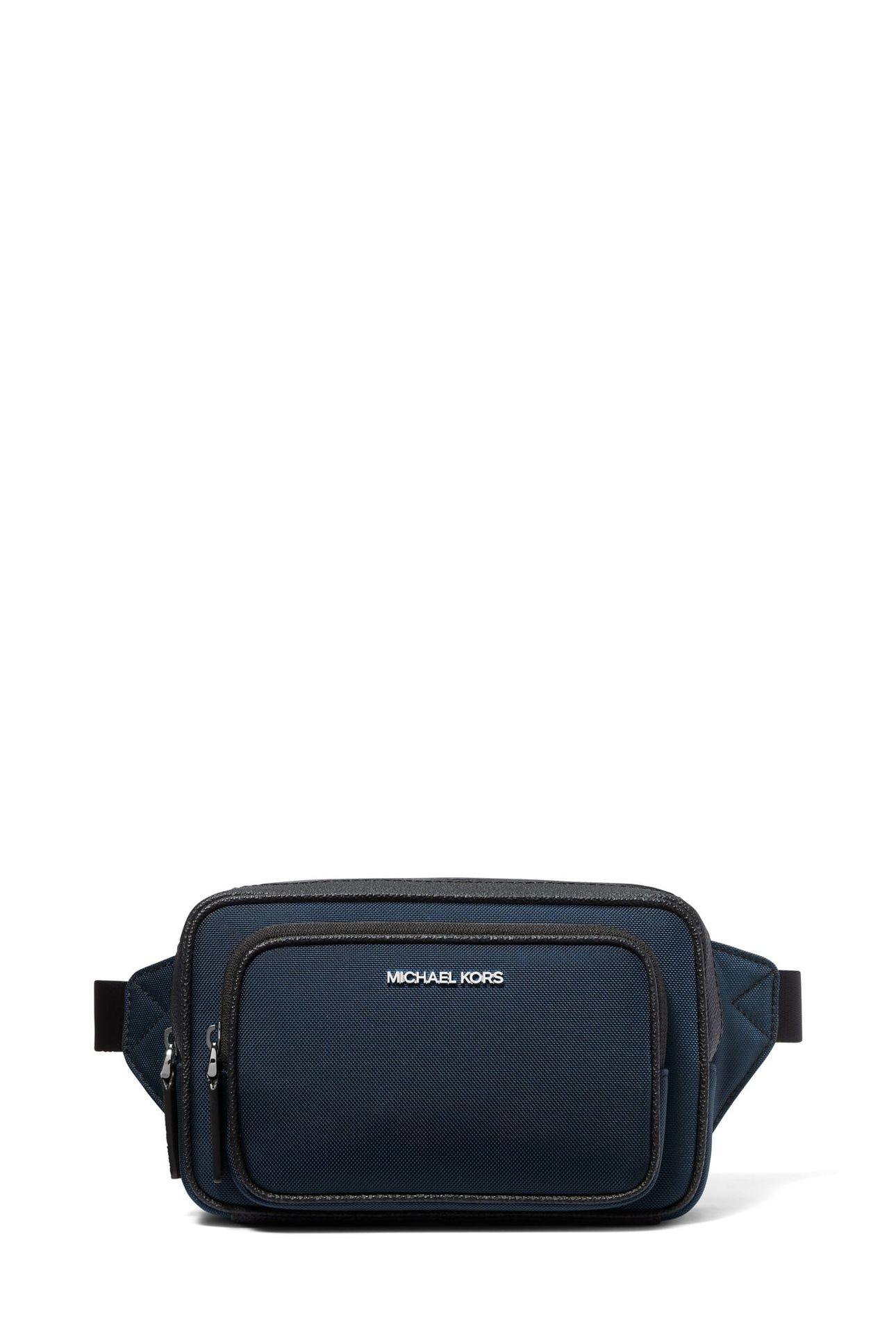 DOUBLE ZIP BELT BAG NAVY 1