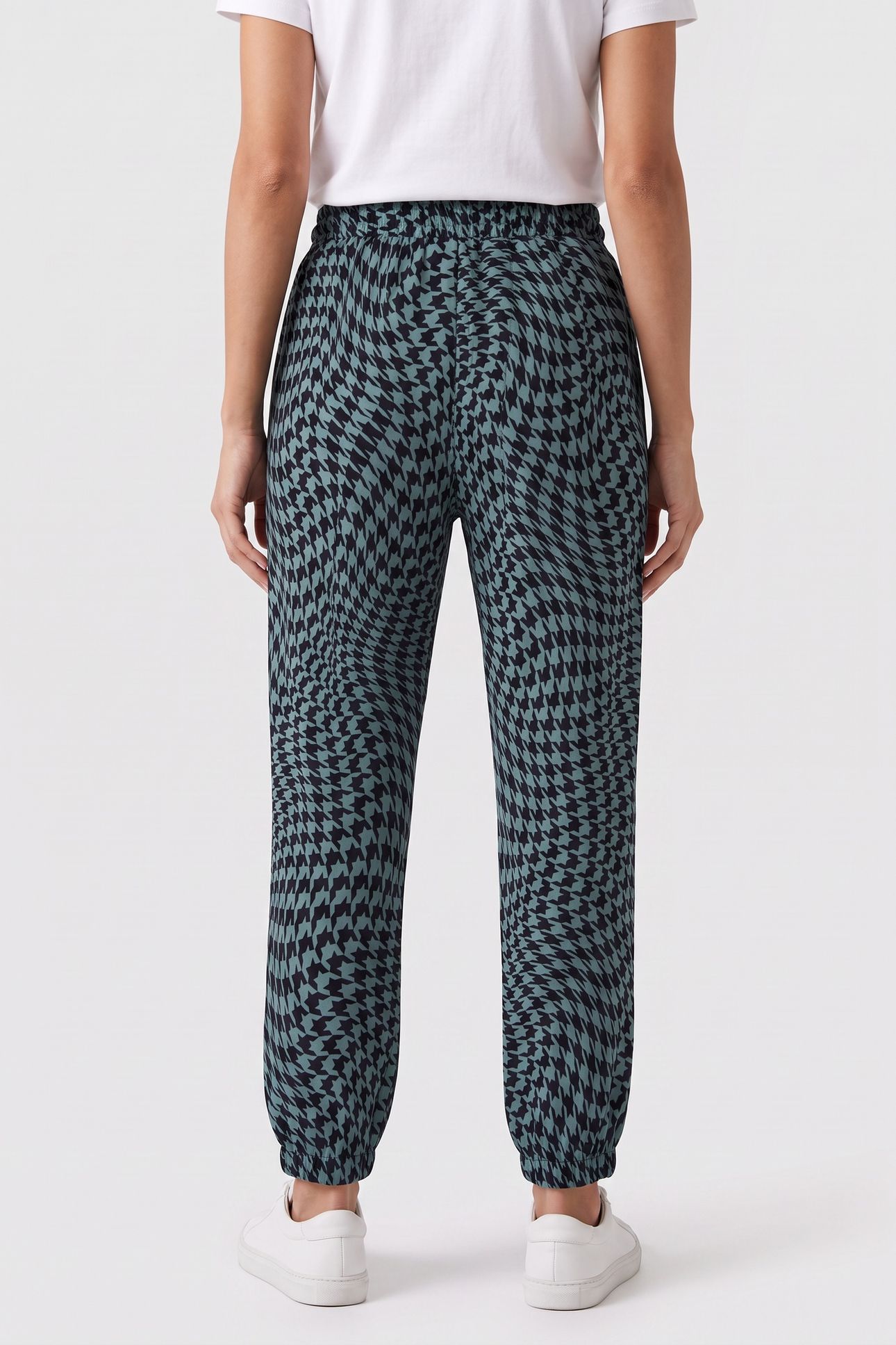 FOREVER FLEECE GO-TO SWEATPANTS WARPED HOUNDSTOOTH/ARCTIC WA 2