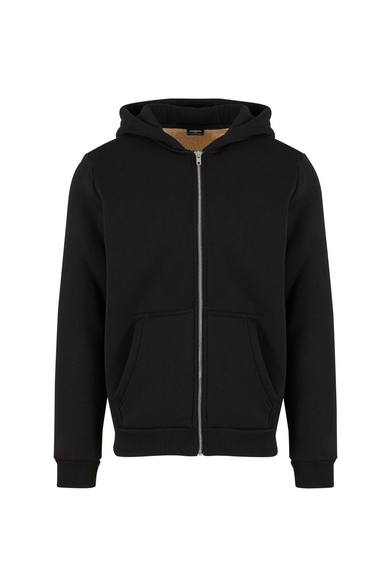BONDED SHERPA ZIP HOODY BLACK 3