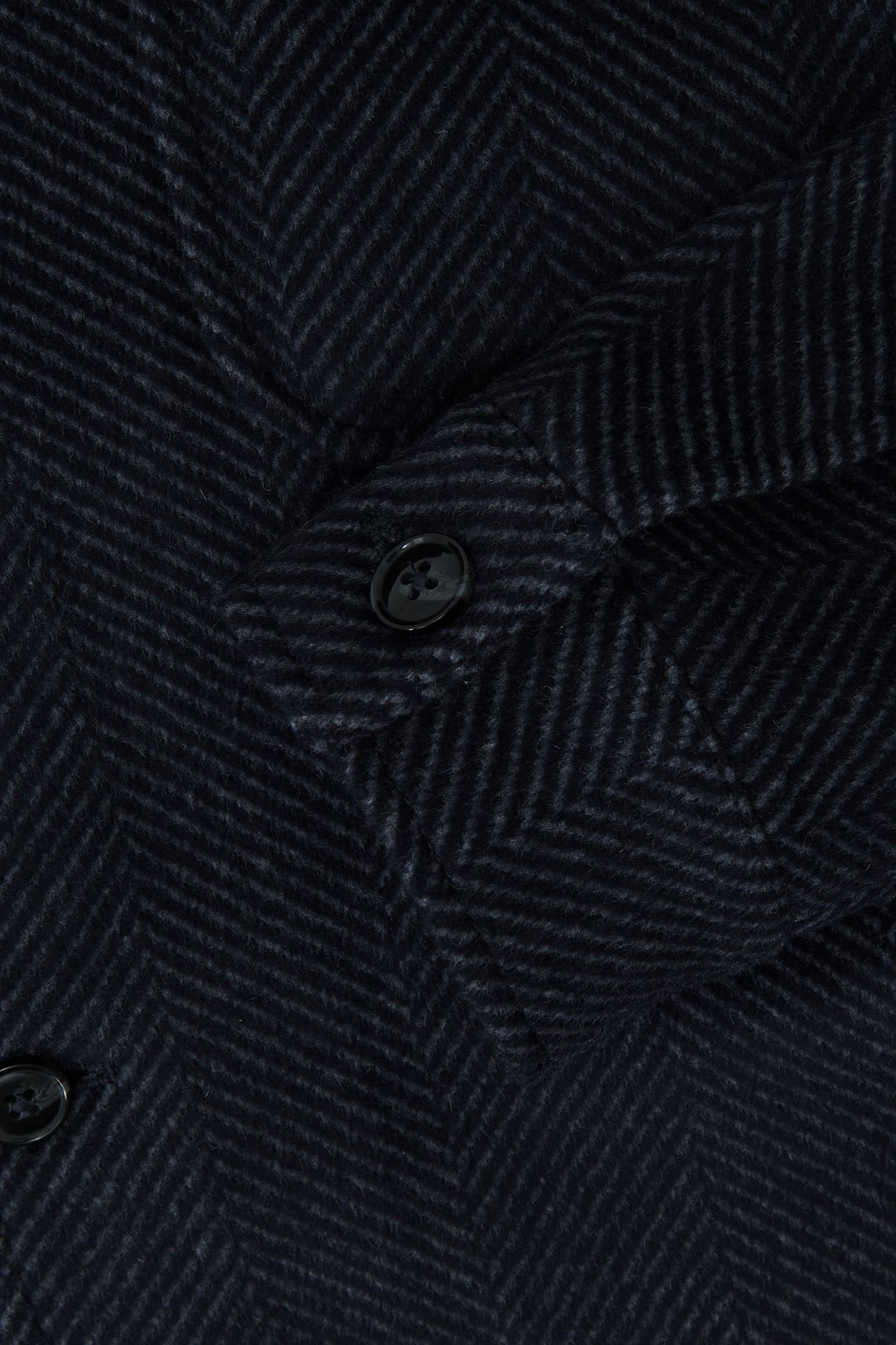 LS HERRINGBONE TWIN POCKET OVERSHIRT NAVY 6