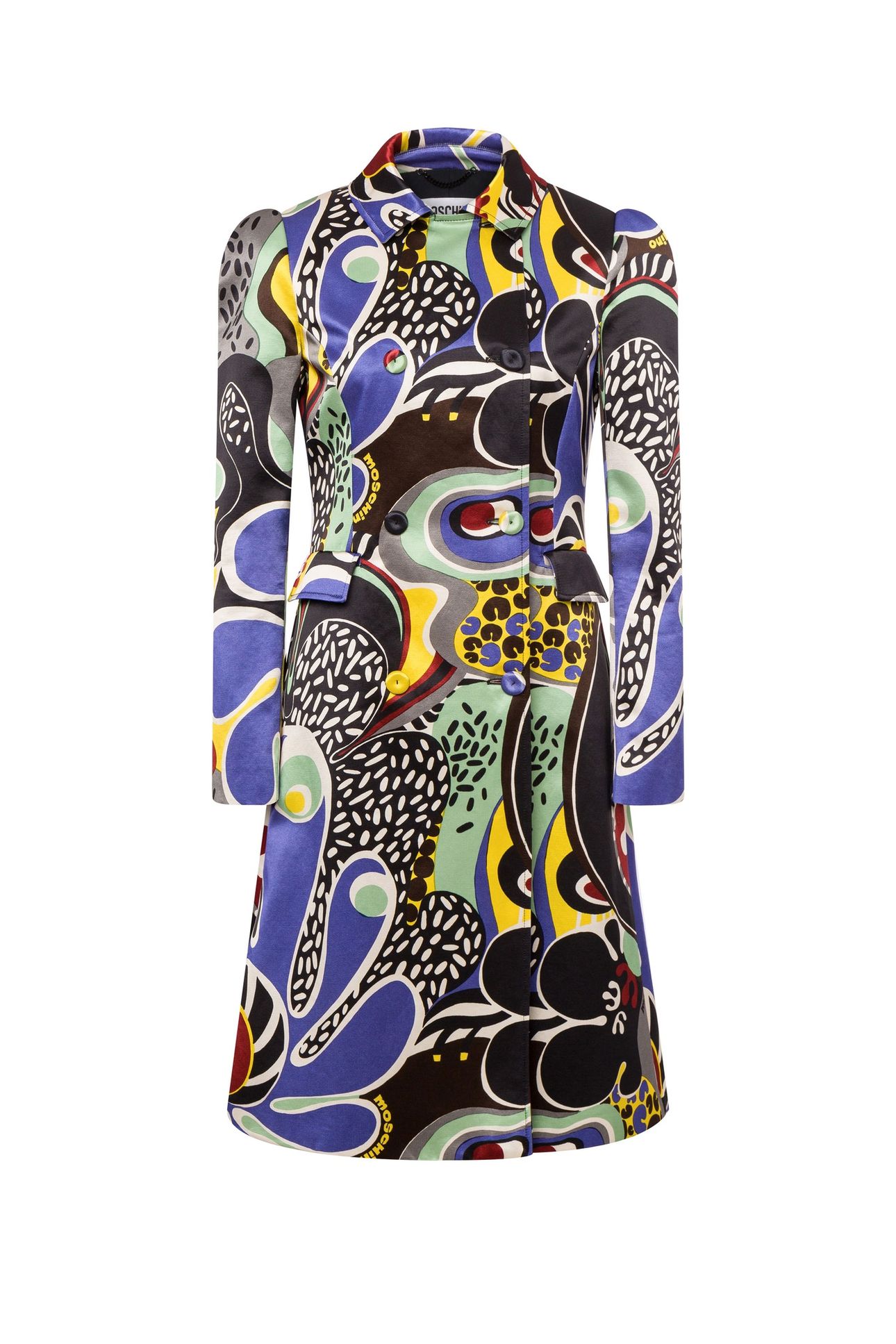 PSYCHEDELIC PRINT COAT BLACK 3