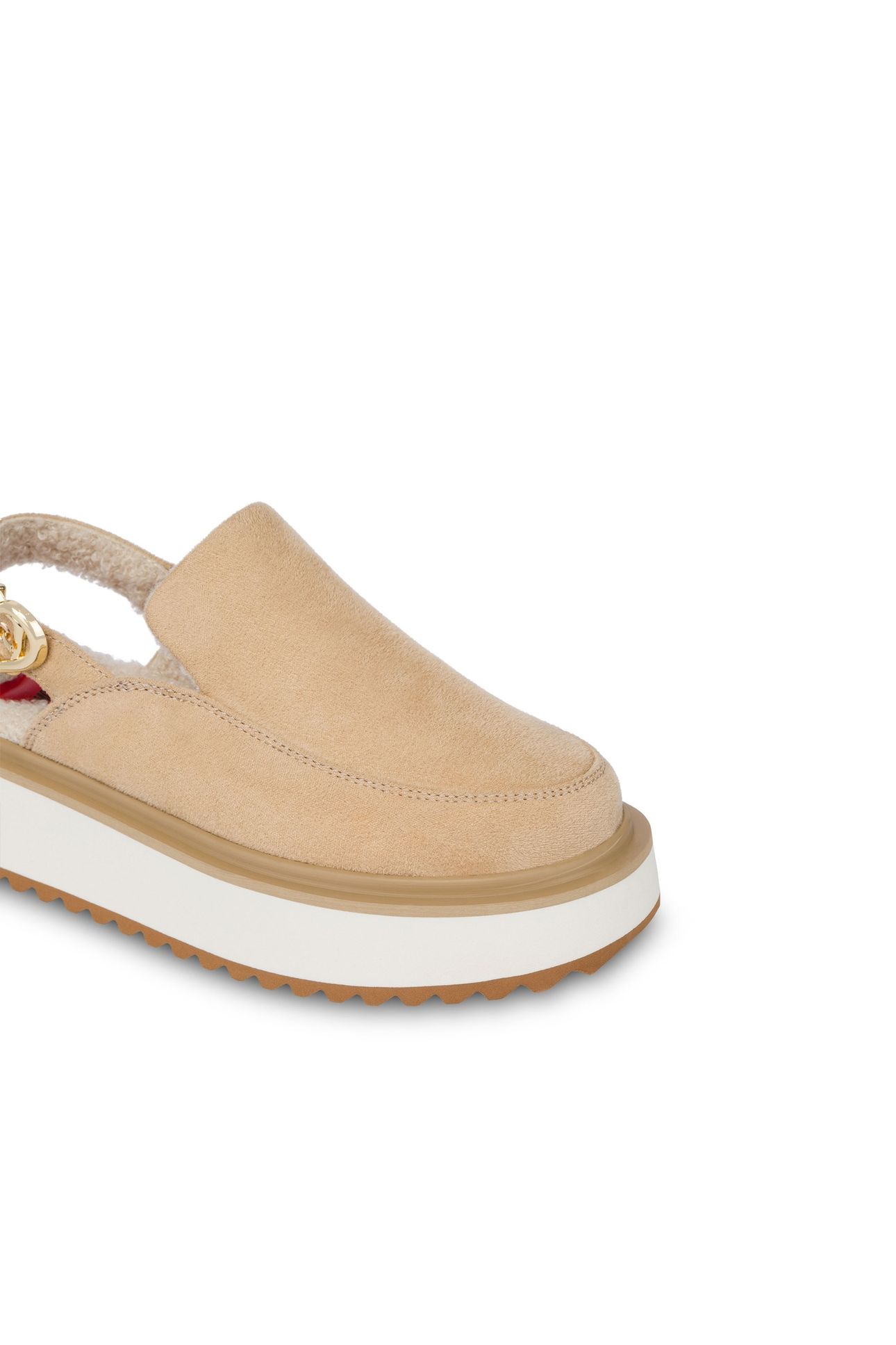 SOFT FABRIC MULES BEIGE 3