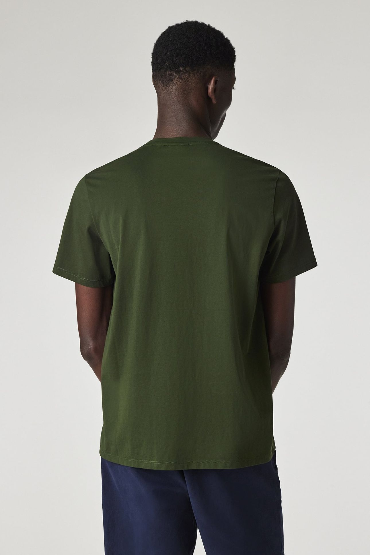 MENS REG FIT SS TSHIRT PS SLANT LOGO BOTTLE GREEN 2