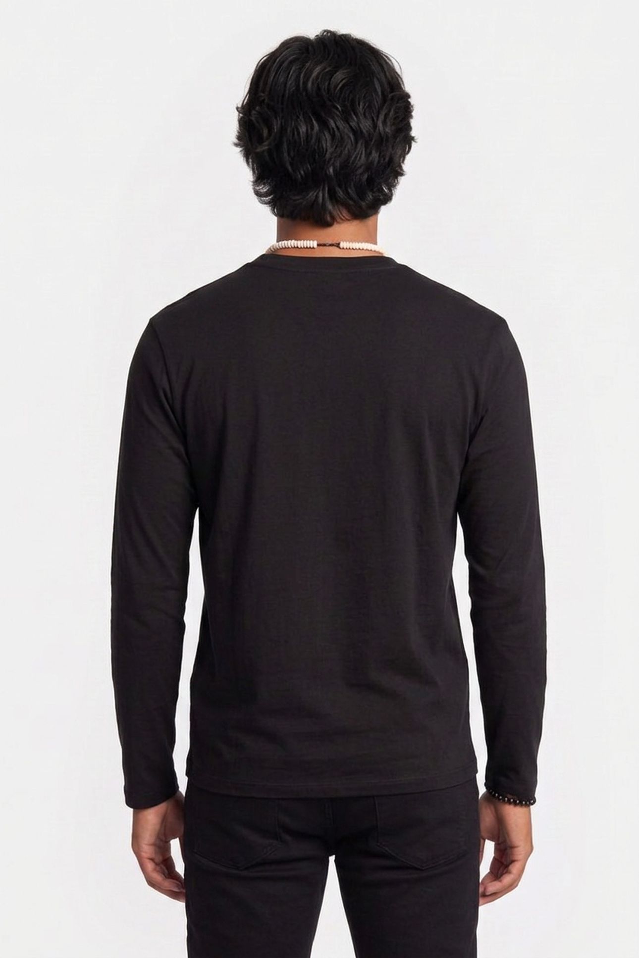 CN LS EMBROIDERY LOG JET BLACK A996 2