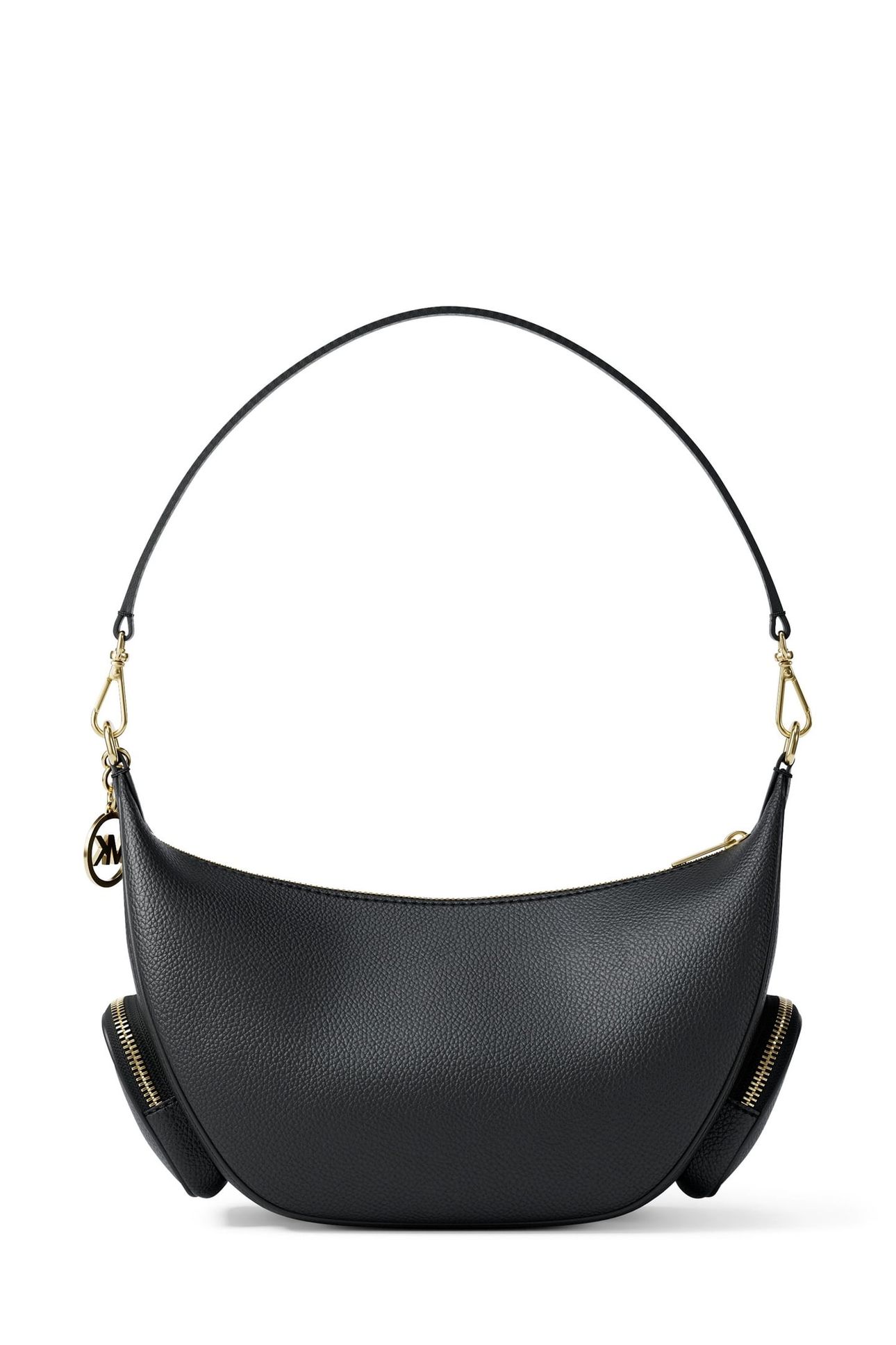 MEDIUM CONVERTIBLE POCKET SHOULDER BAG BLACK 2