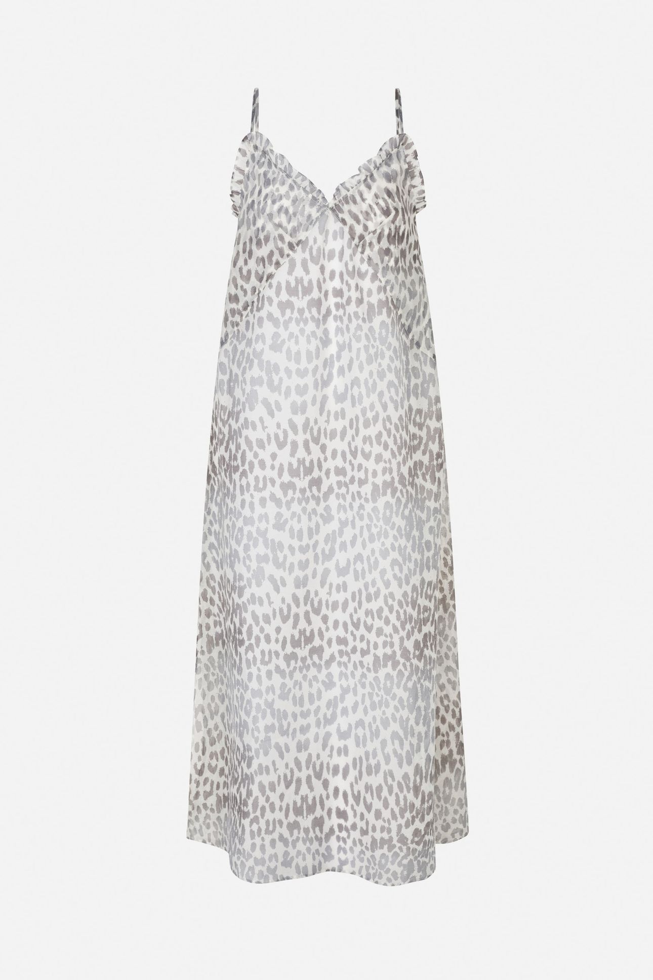 ALVINE DRESS GREY OFFICE LEOPARD 3