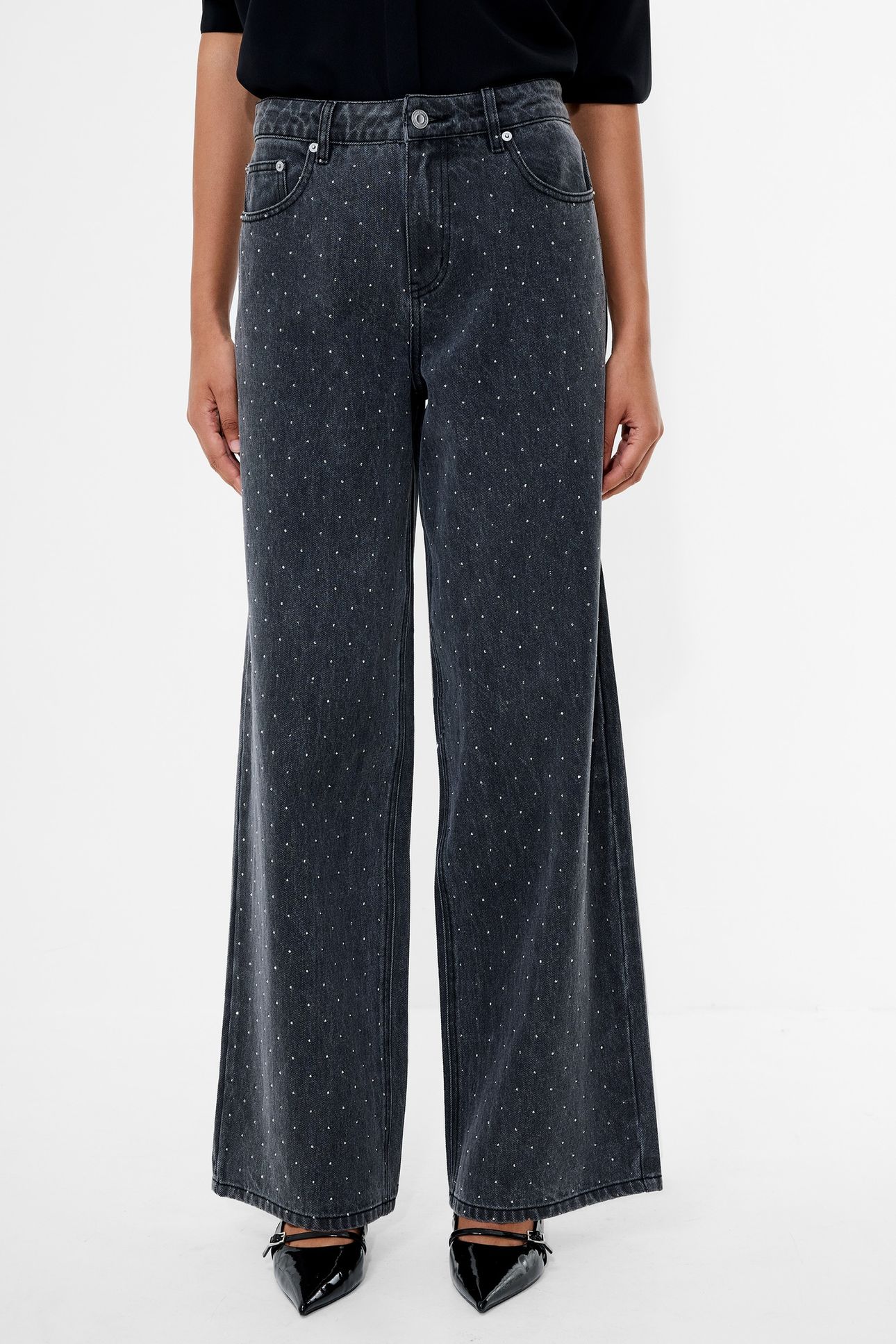 RALPHIE DENIM EMBELLISHED JEAN CHARCOAL GREY CHARCOAL GREY 1
