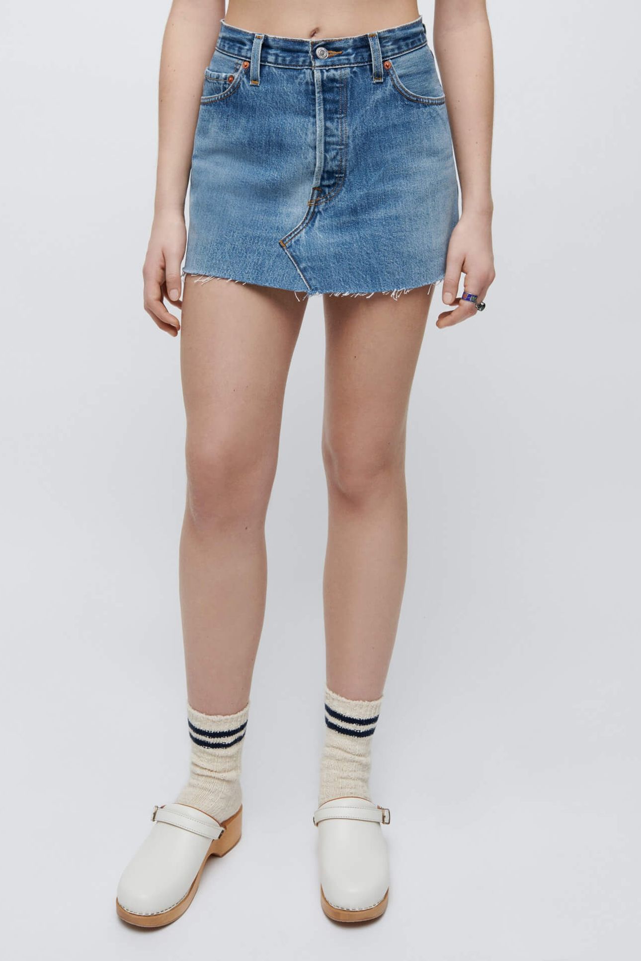 MINI SKIRT INDIGO 1