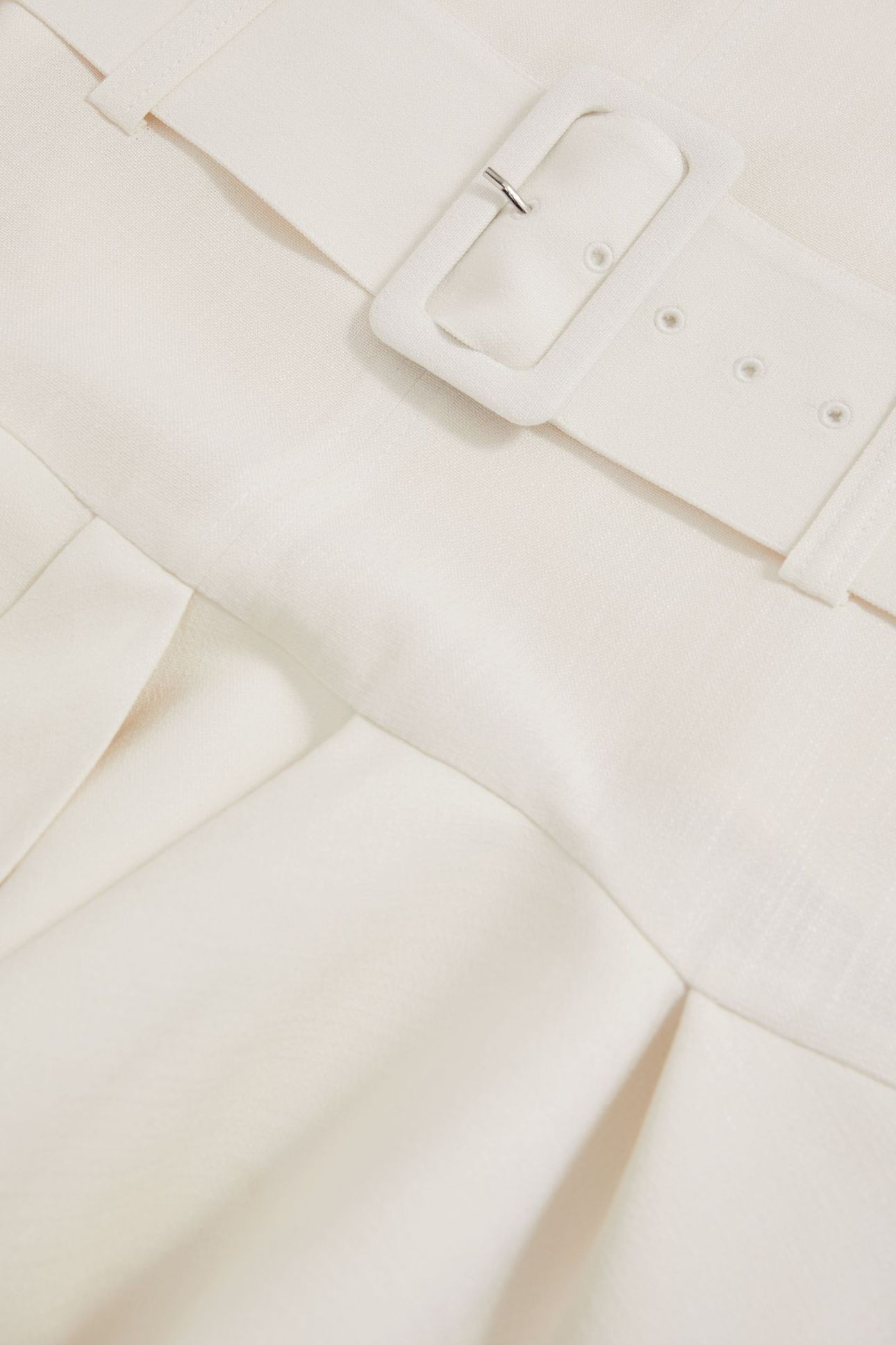 STRUCTURED MINI DRESS IVORY 5