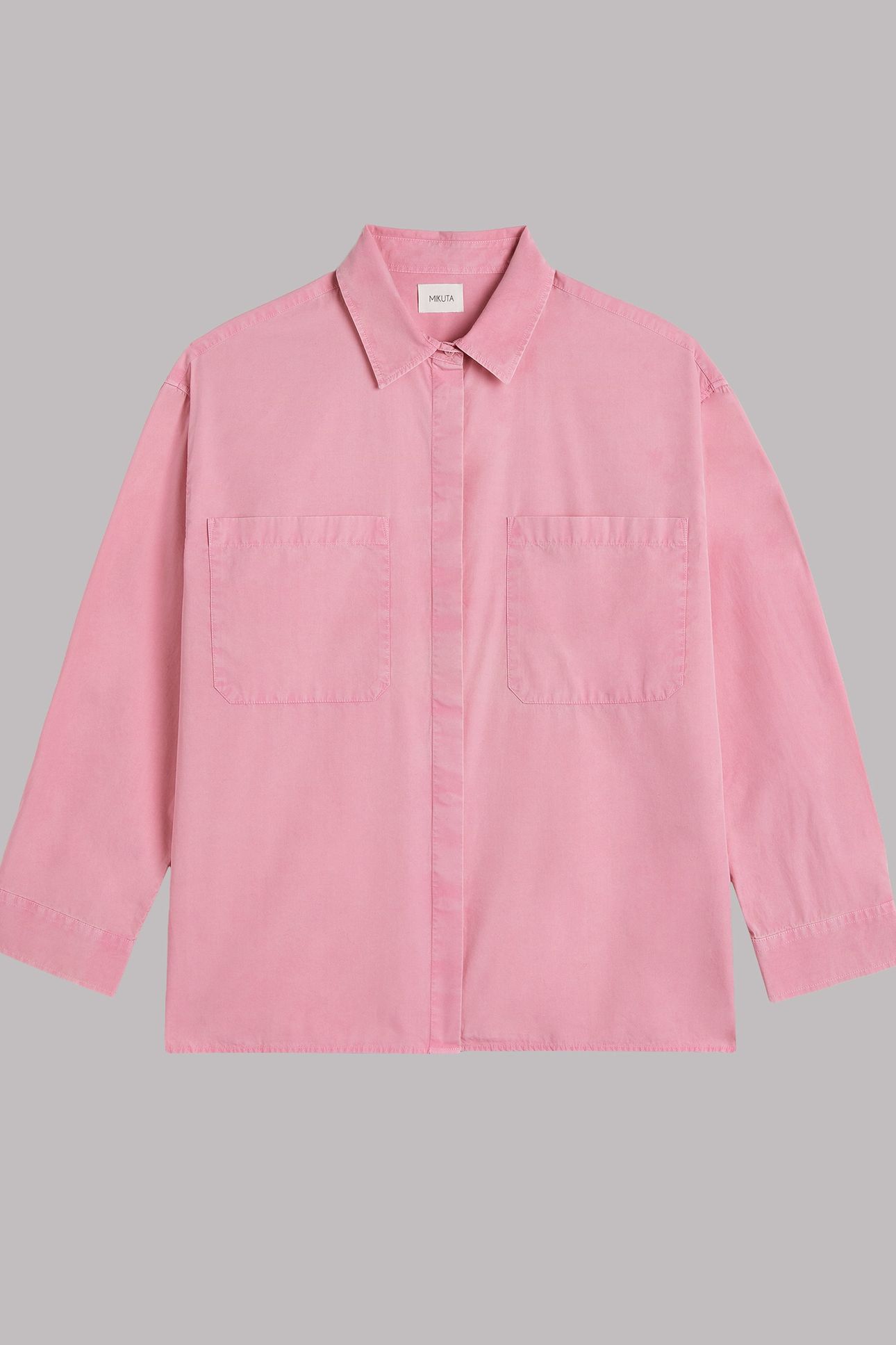 THE PINK COTTON OVERSIZED SHIRT PINK 3