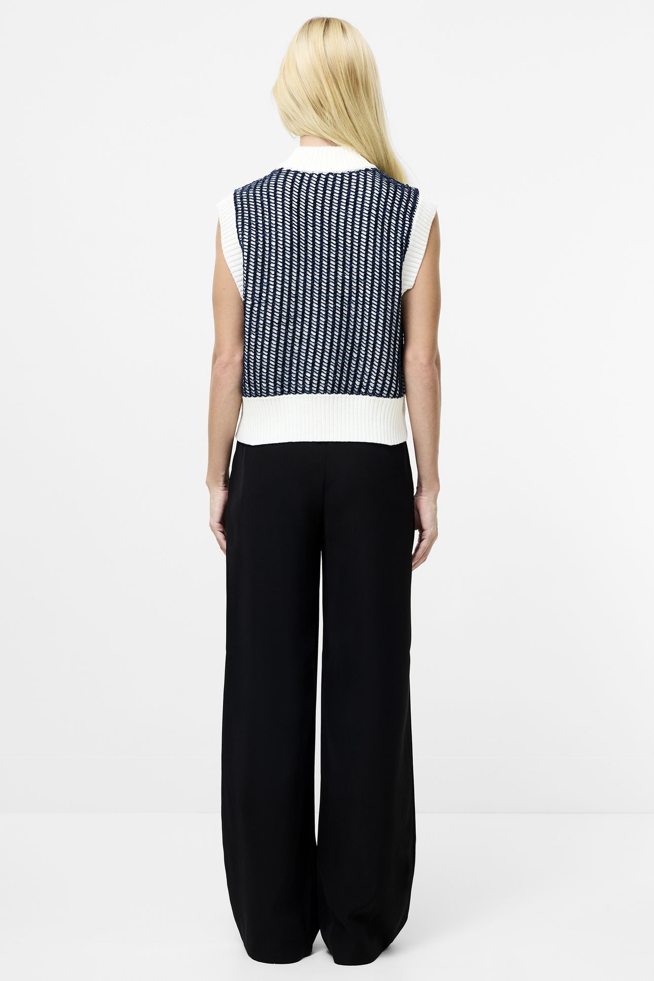 KLARA SLVLSS JUMPER NAVY WINTER WHITE 3