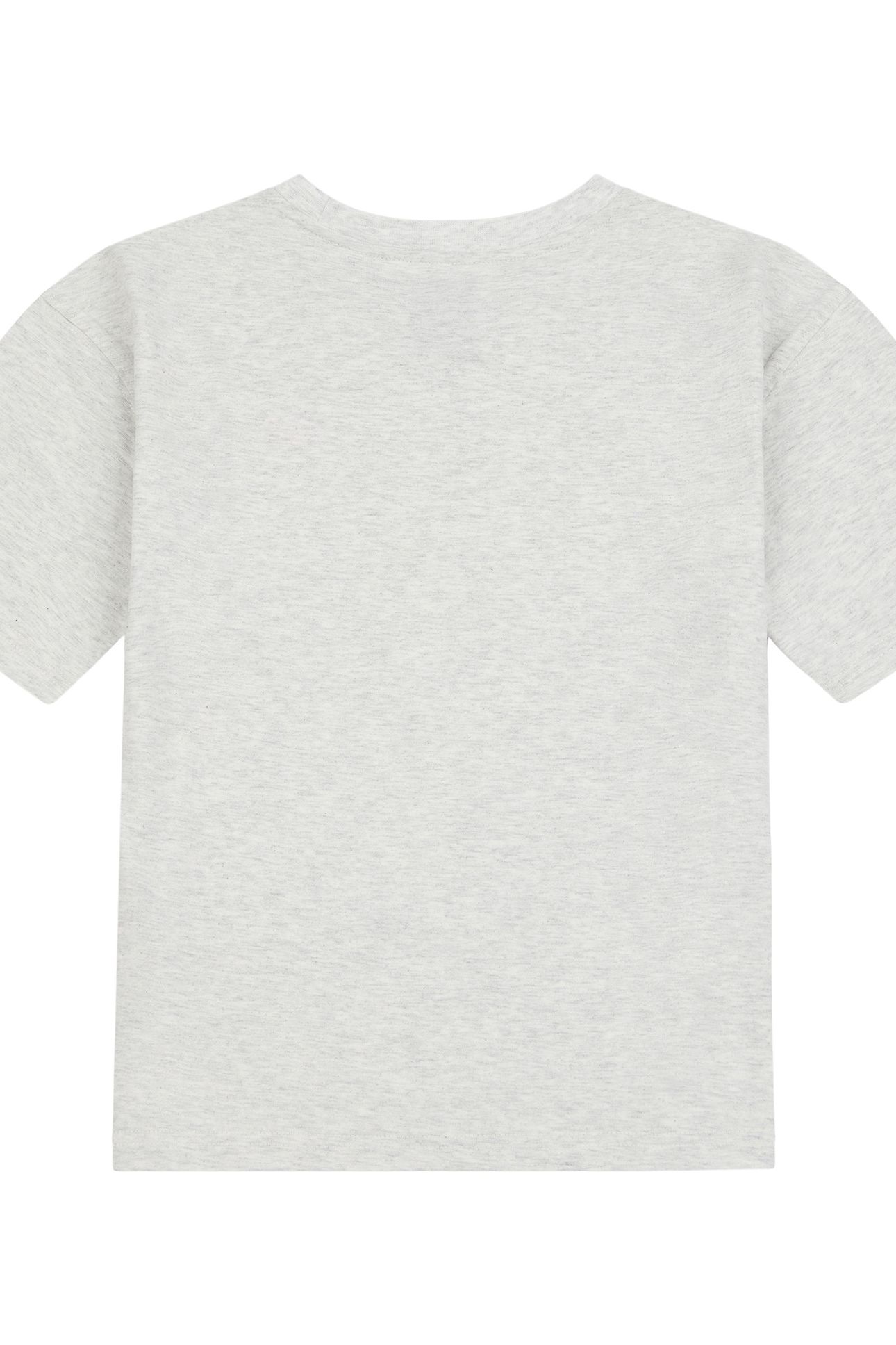 GRADE GIRLS SMALL LOGO JERSEY T-SHIRT ASH 6
