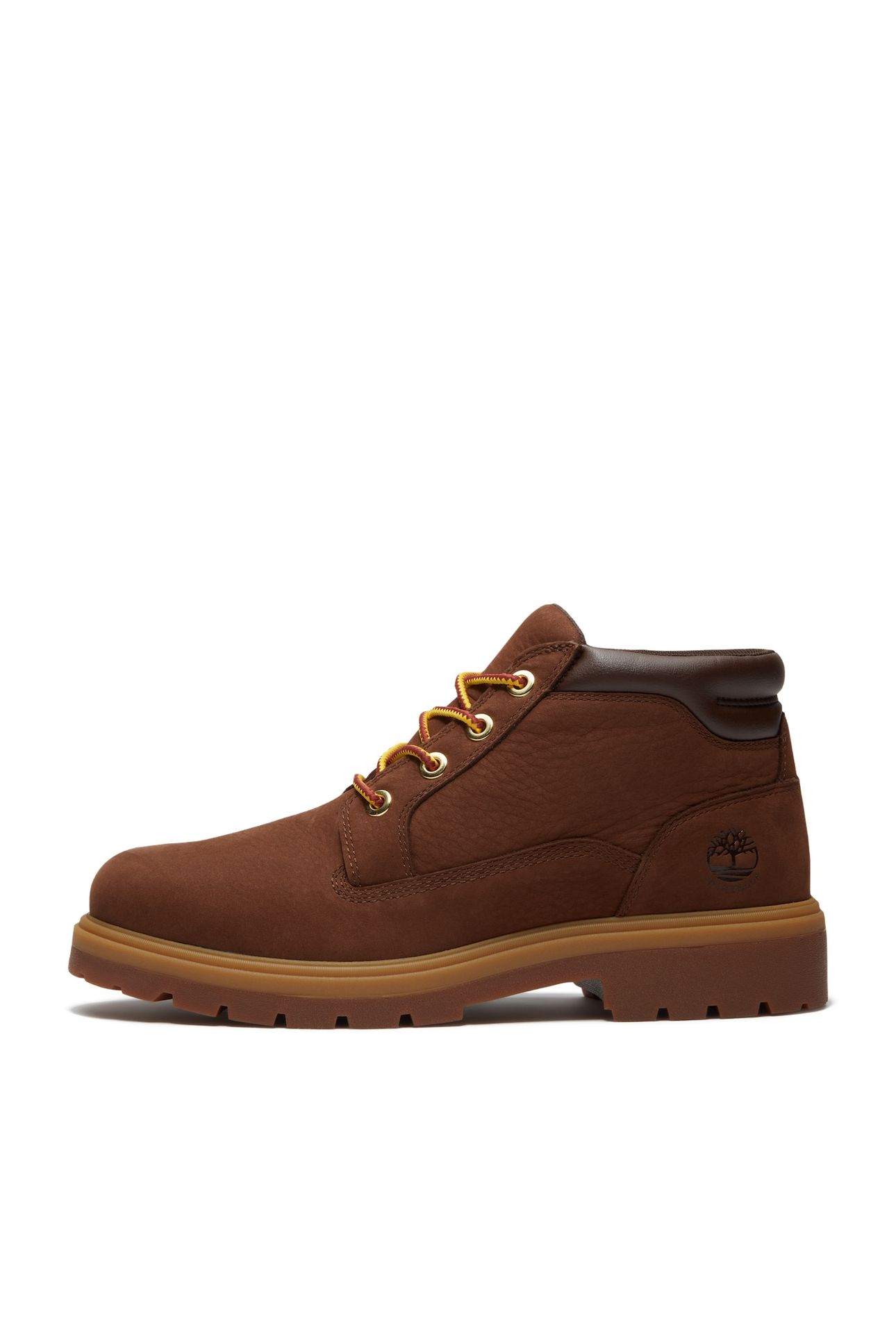 MID LACE UP WATERPROOF CHUKKA BOOT DARK BROWN 10