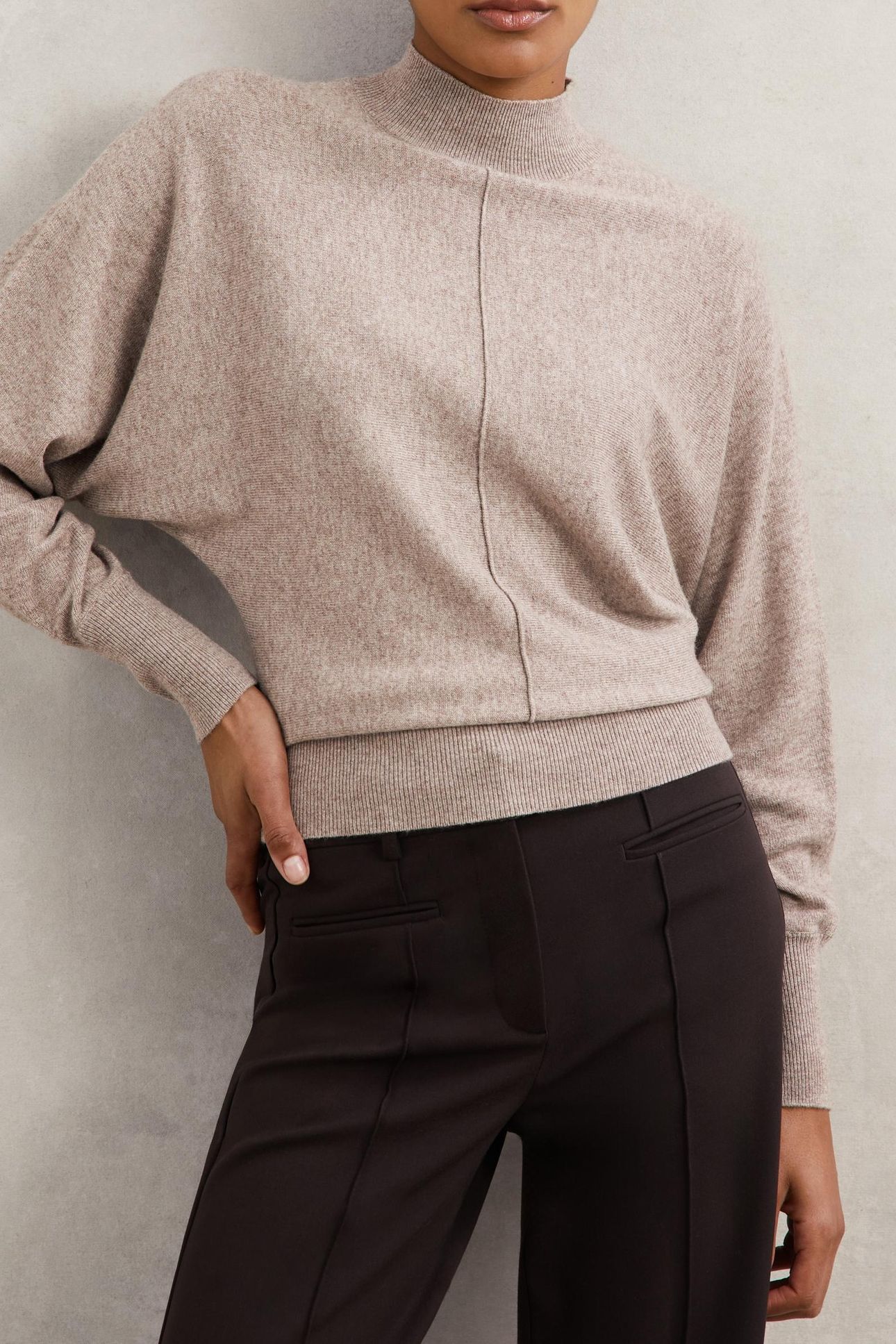 FUNNEL NECK JUMPER NEUTRAL 3