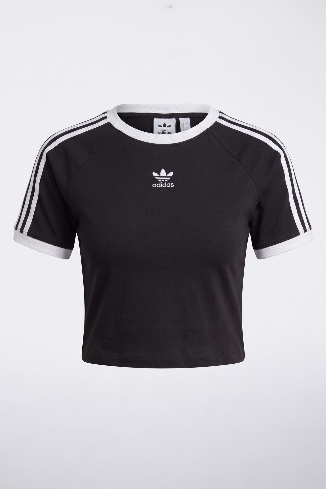 ORIGINALS 3 STRIPE BABY TEE BLACK 3