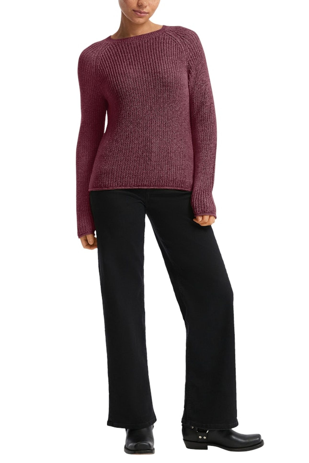 S.OLIVER-QS PULLOVER BURGUNDY 5