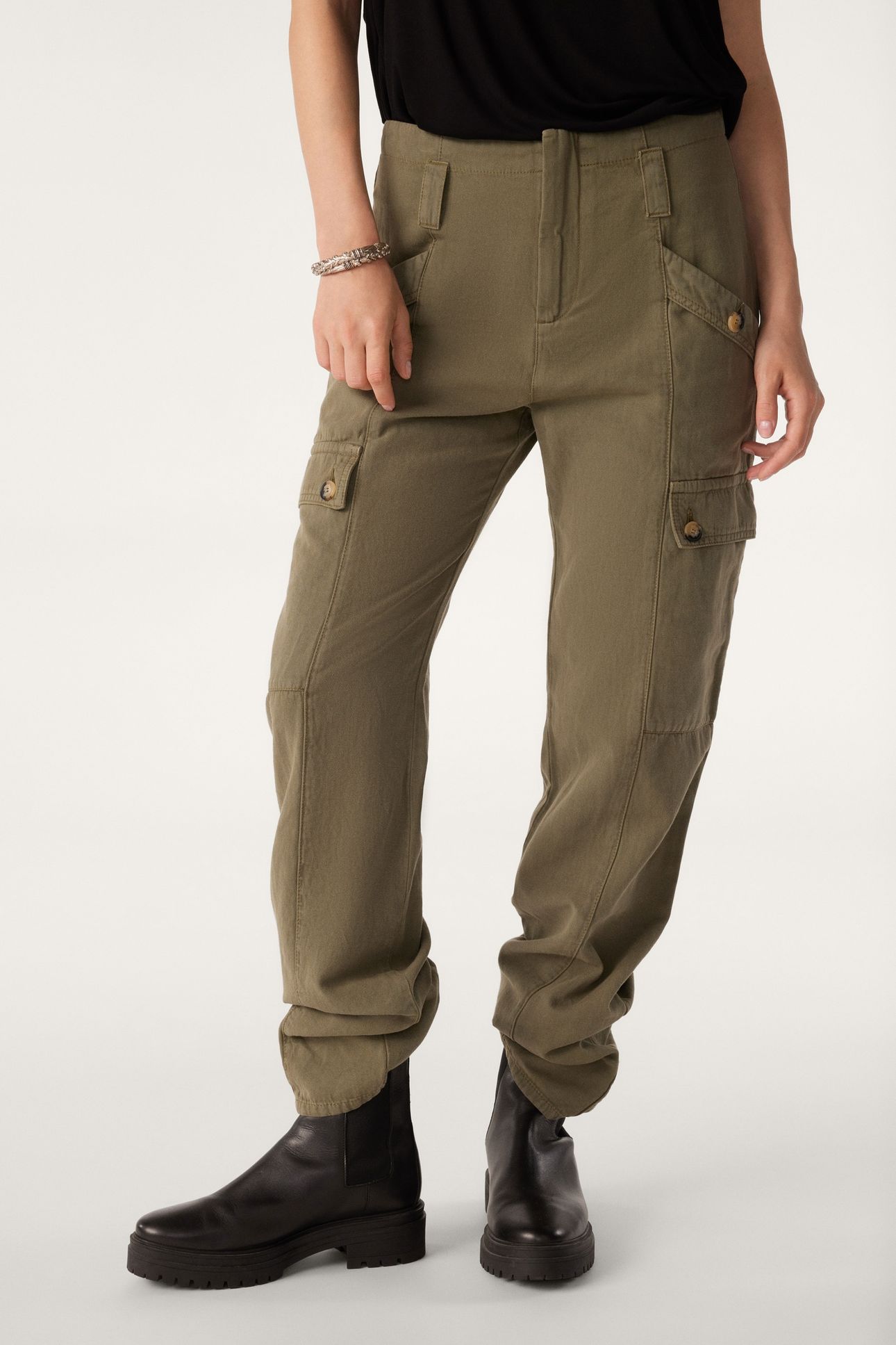 STRAIGHT TROUSERS KAKI 3