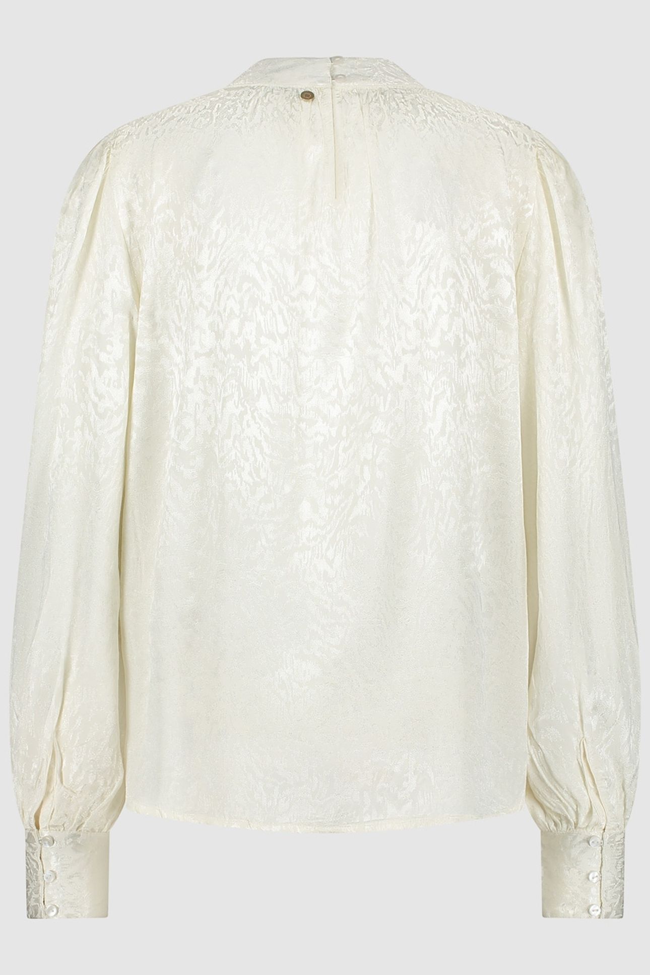 DIONA BLOUSE ANTIQUE WHITE WAVY 3