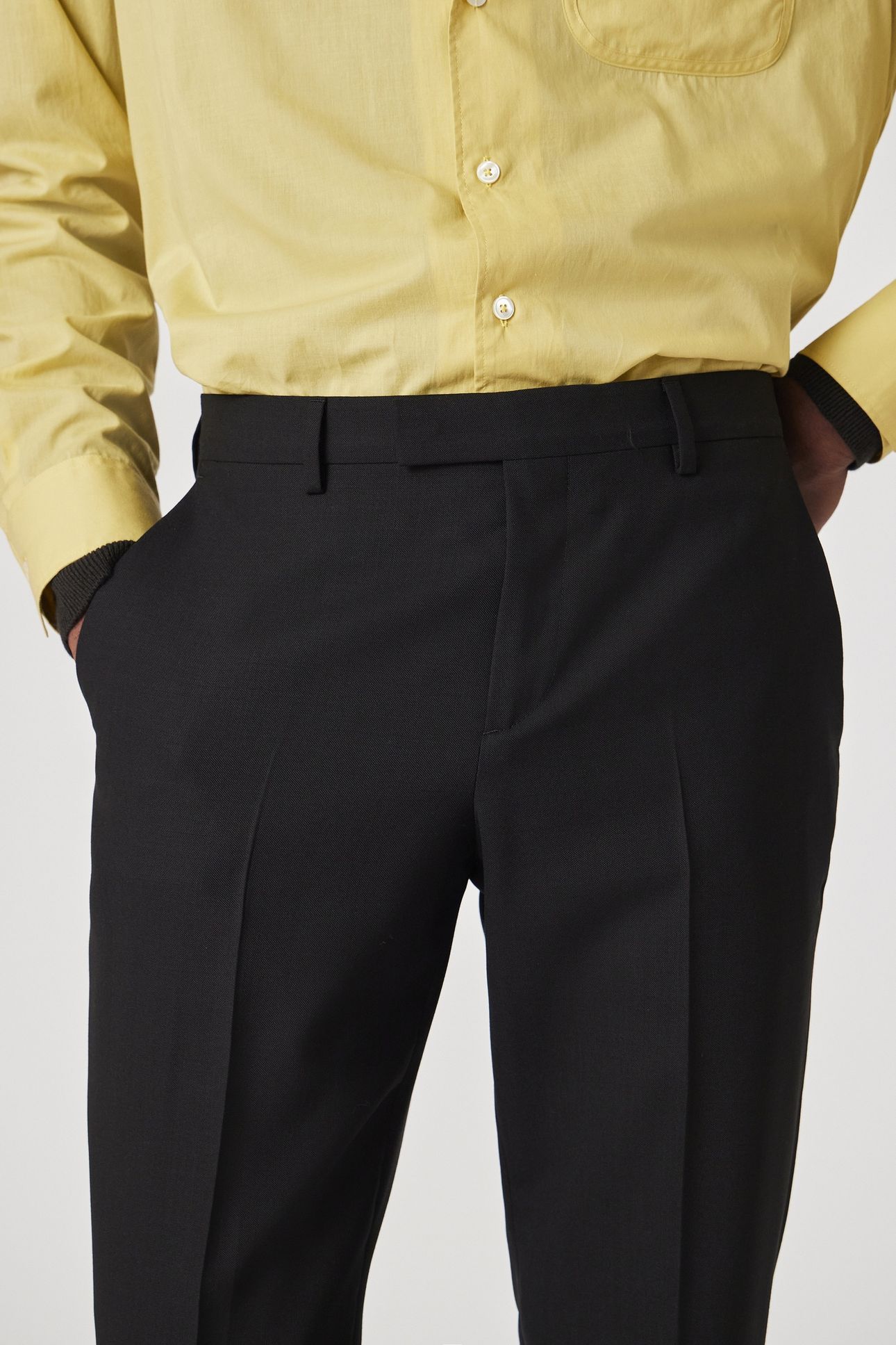 MENS SLIM FIT TROUSER BLACK 6
