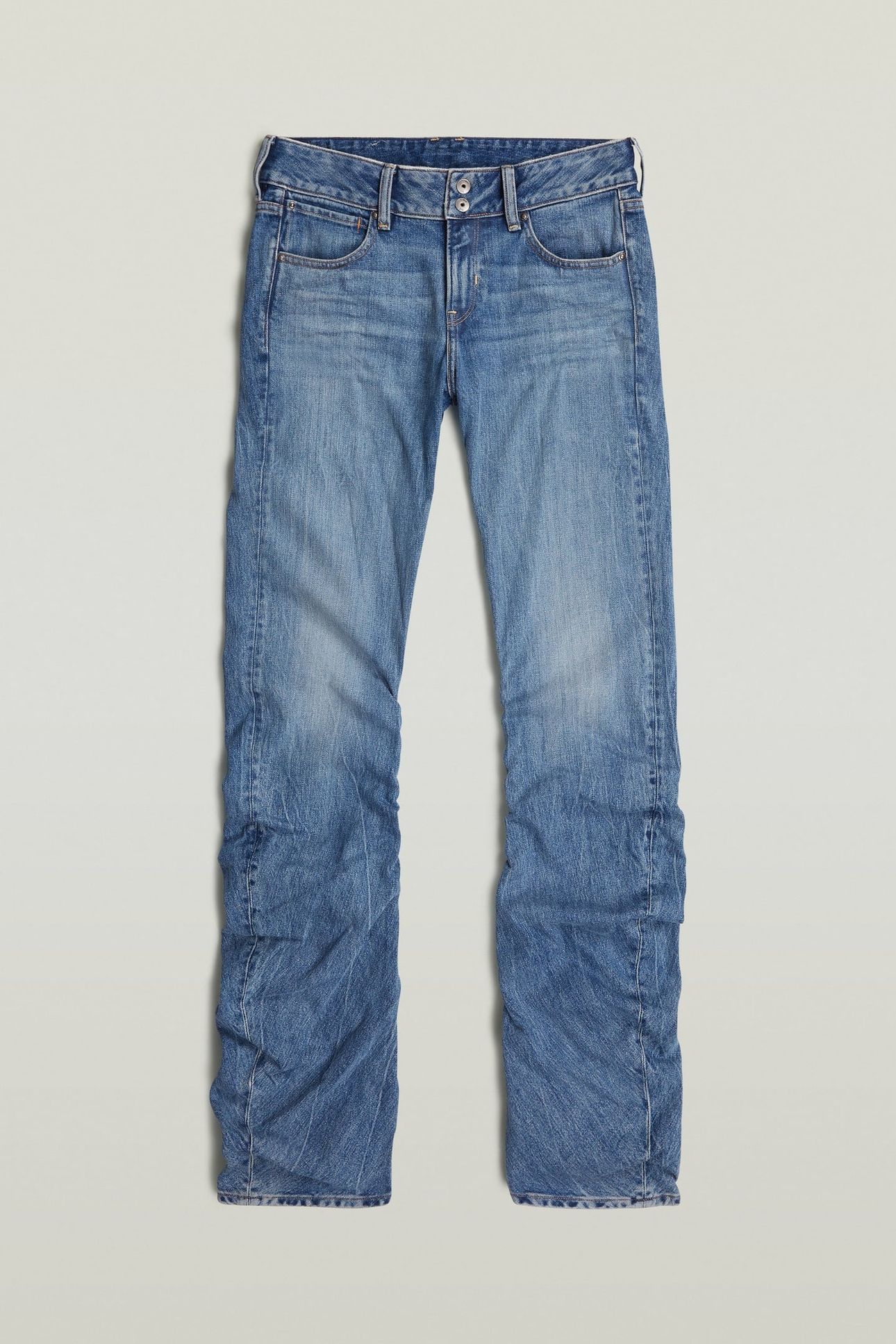 G-STAQ 3D LOW BOOTCUT MEDIUM BLUE 4