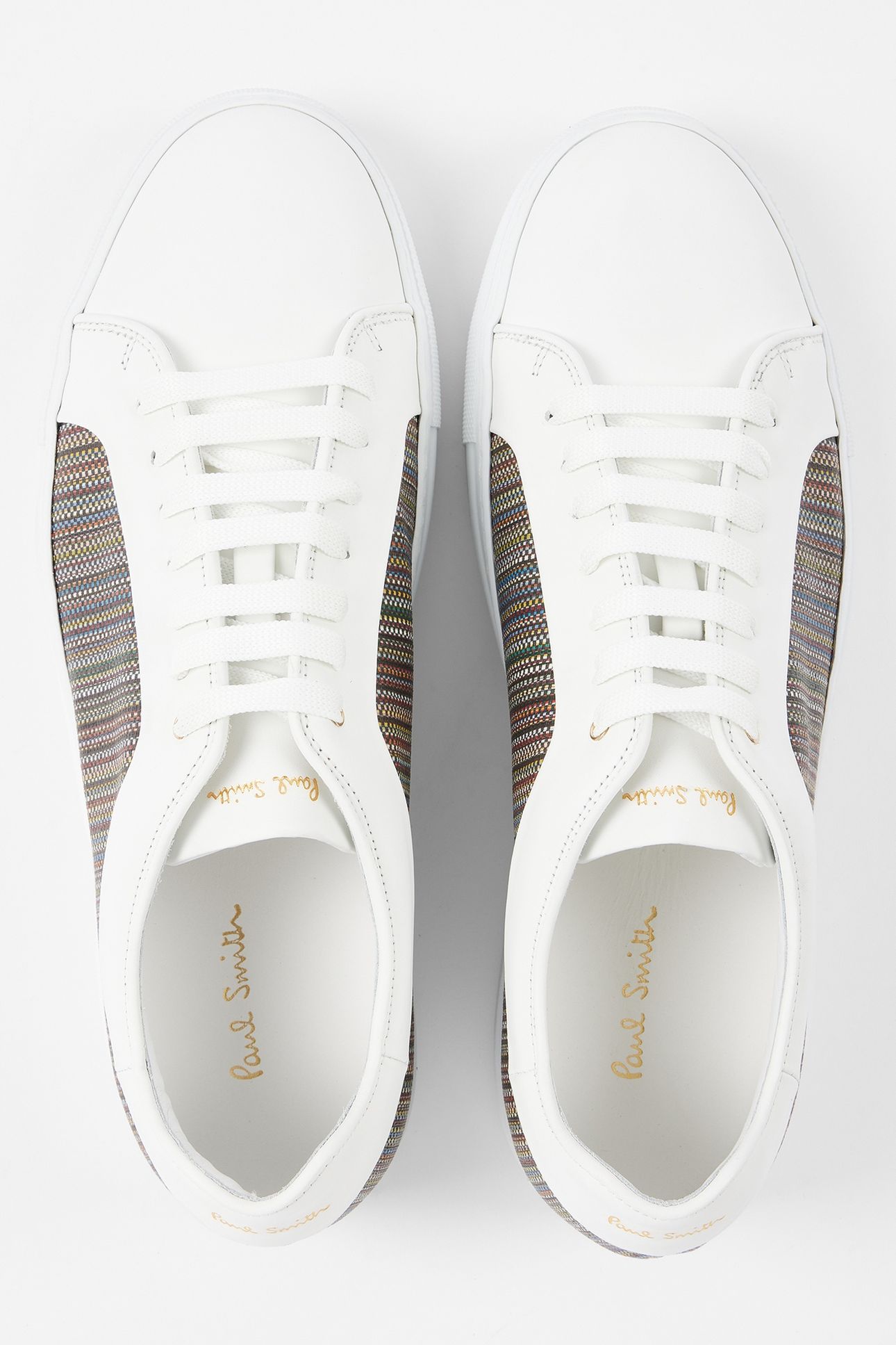 MENS SHOE BASSO SIGNATURE STRIPE MULTI COLOURED 9