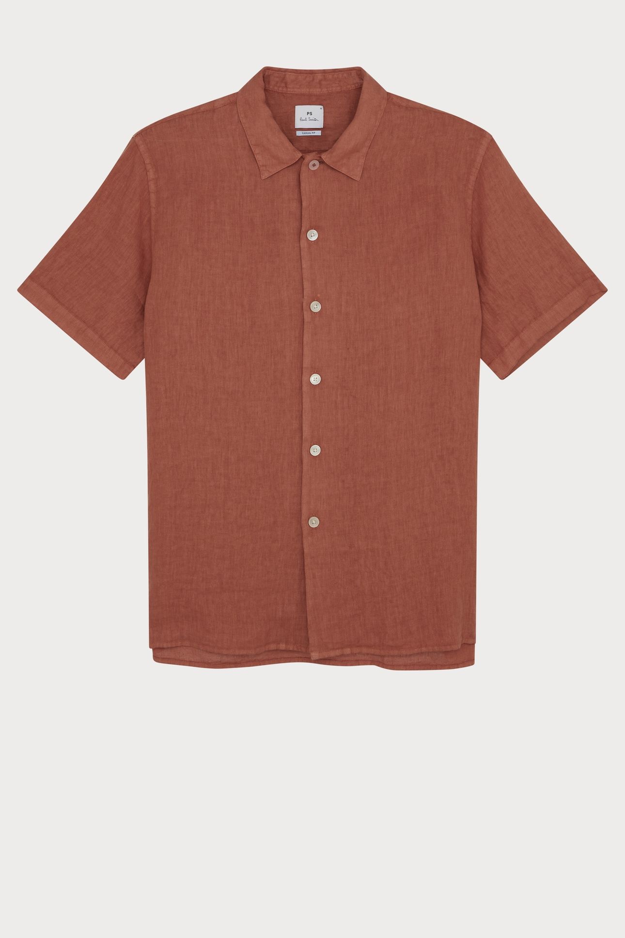 MENS SS CASUAL FIT SHIRT ORANGE 4