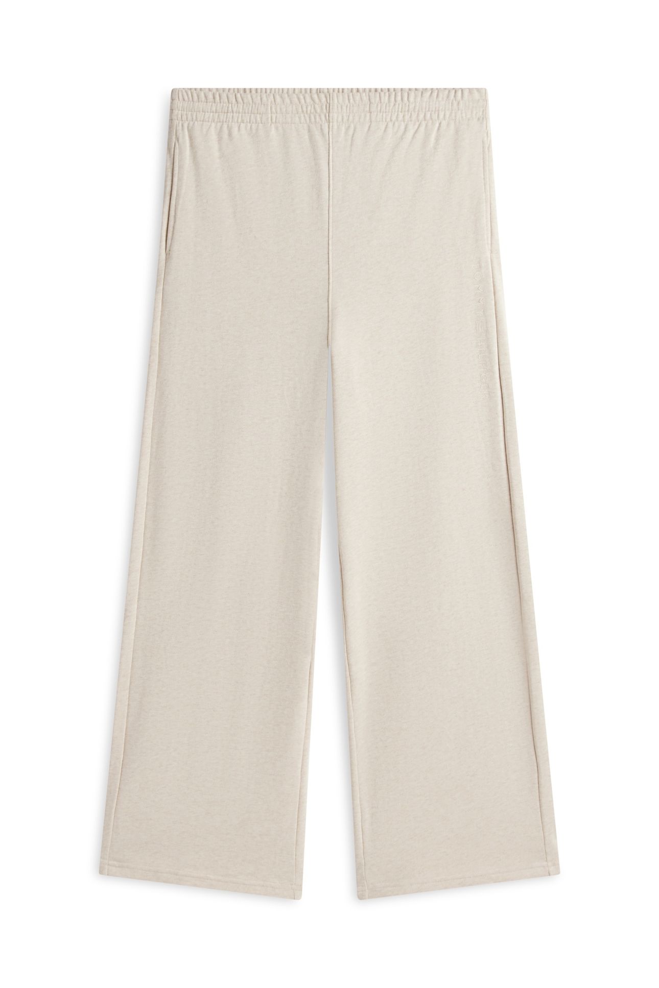 WIDE LEG PANTS HEATHERED OAT 4