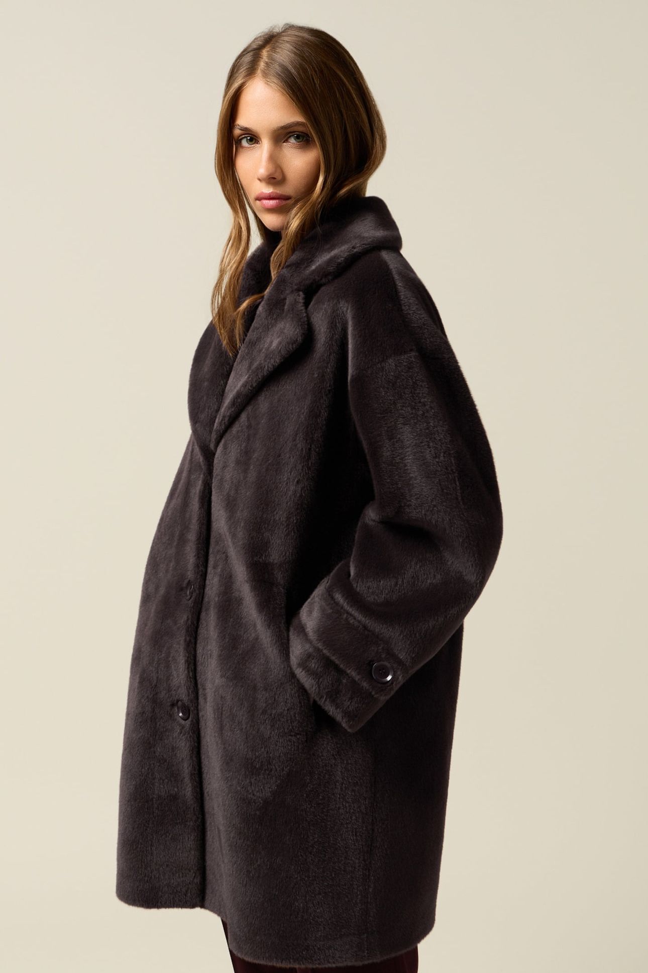 SOFT FABRIC COAT GREY 3