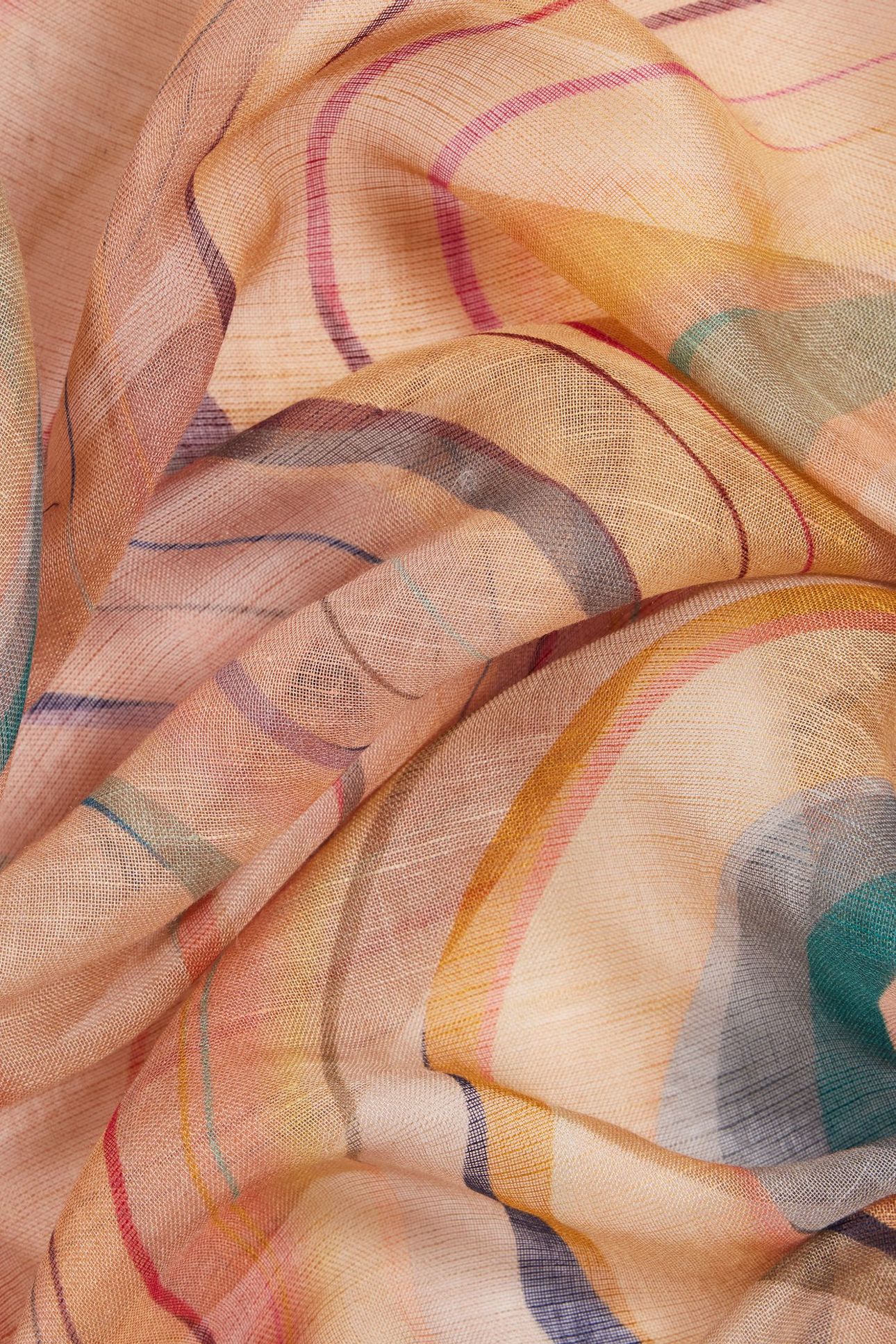 WOMEN SCARF SWIRL PRINT SWIRL 9