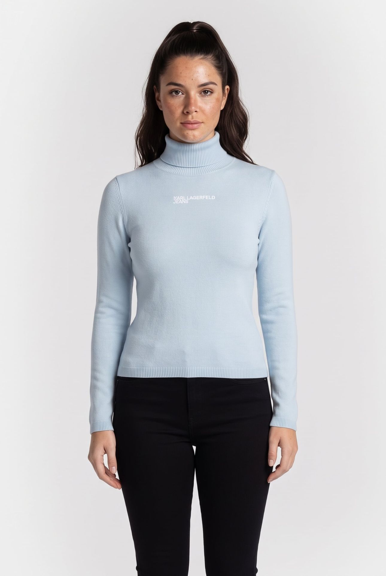 KLJ LIGHTWEIGHT ROLLNECK CELESTIAL BLUE 1