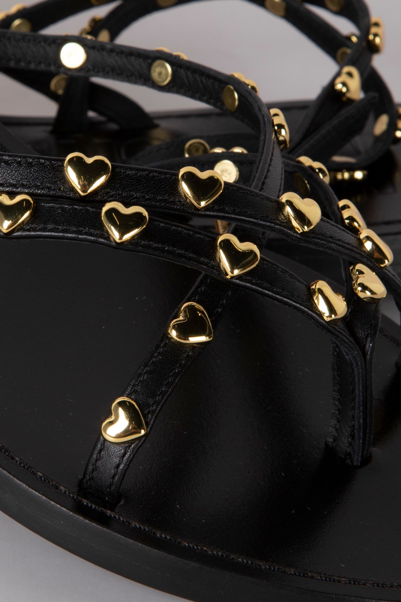 LEATHER SANDALS BLACK 3