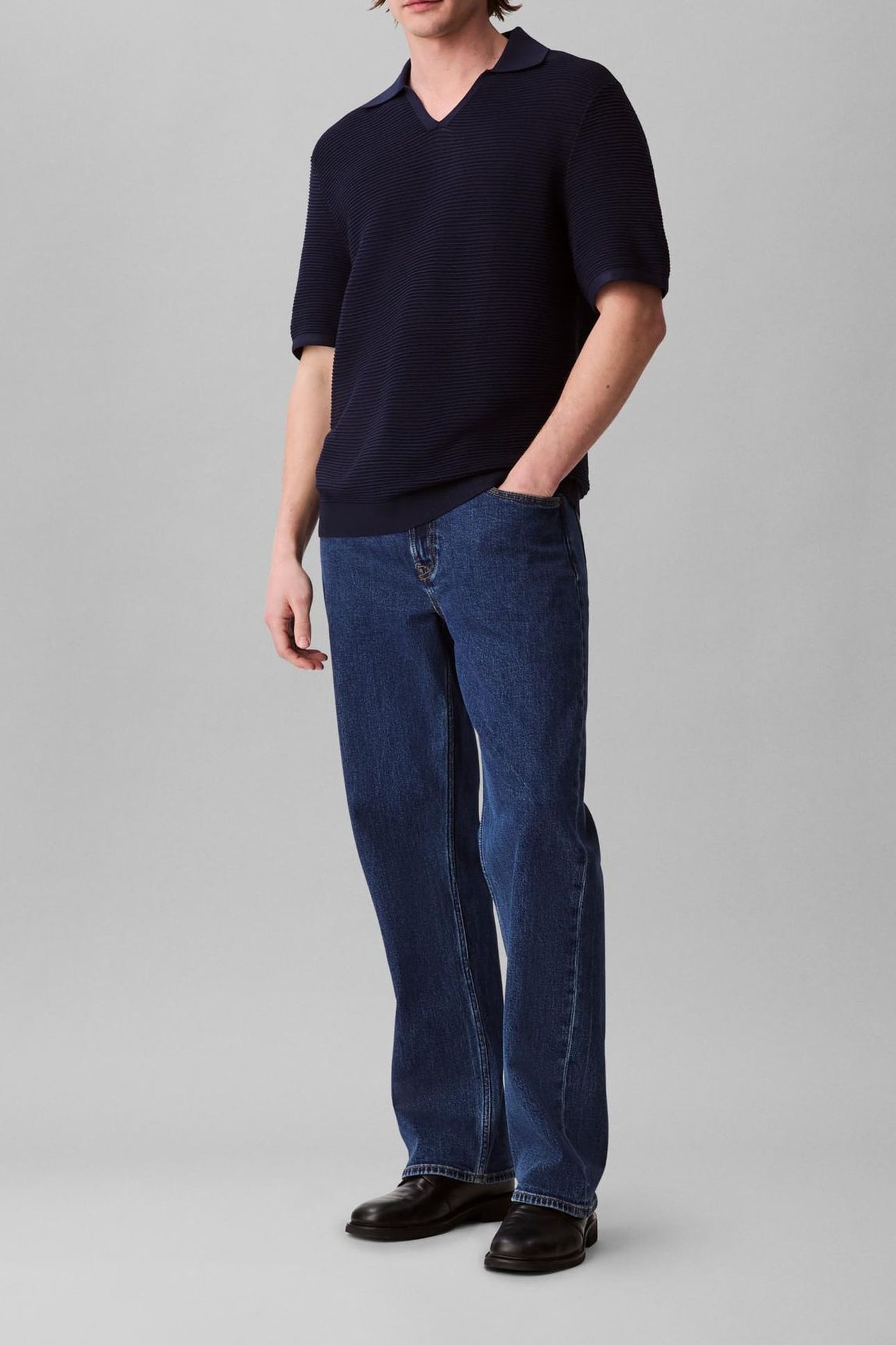 SS SNOWY TECH KNIT JUMPER DARK SAPPHIRE 3