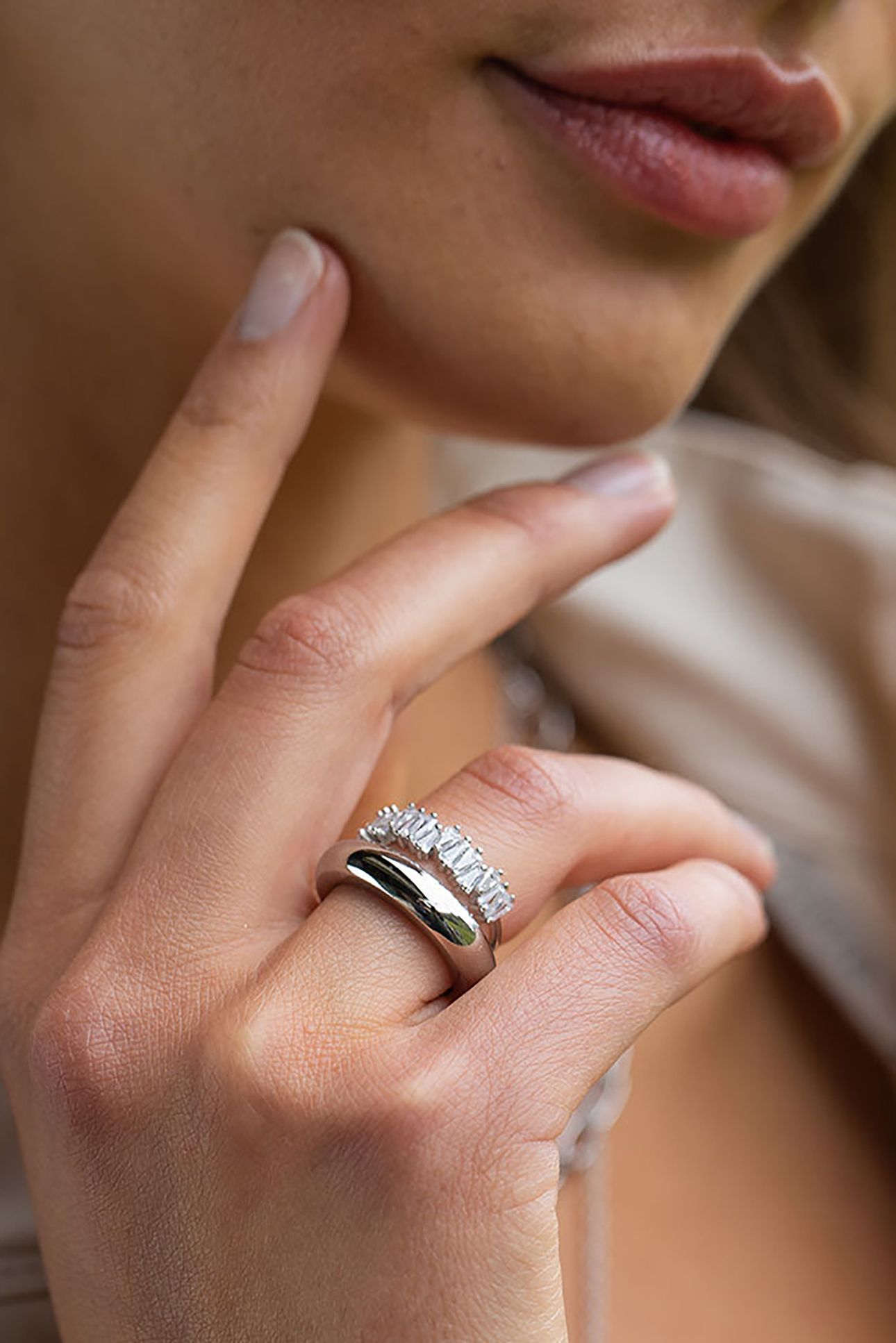 POWDER RING SILVER 2